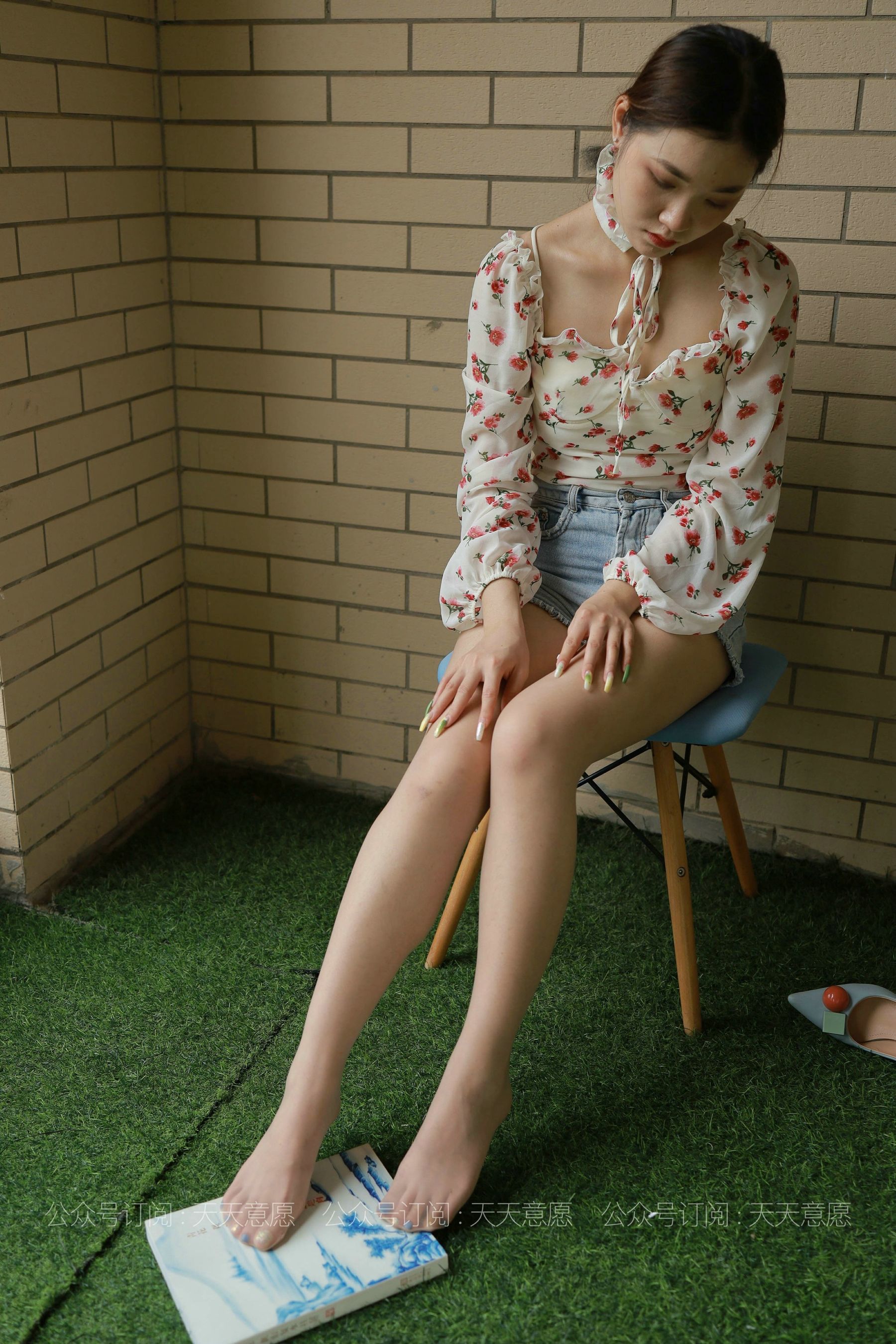 模特：可可《法式碎花裙》-图73