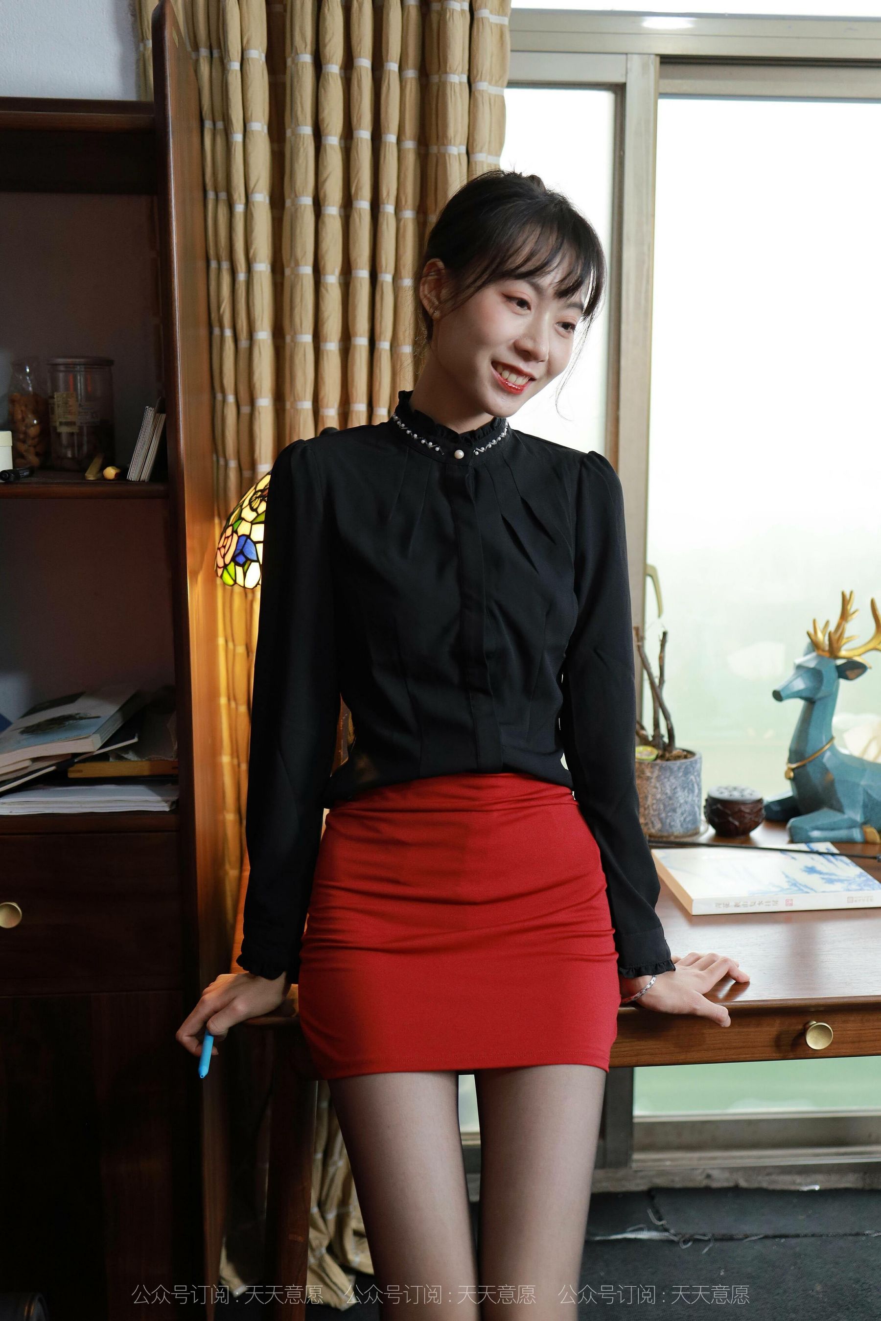 模特：团团《性感红与黑》-图65