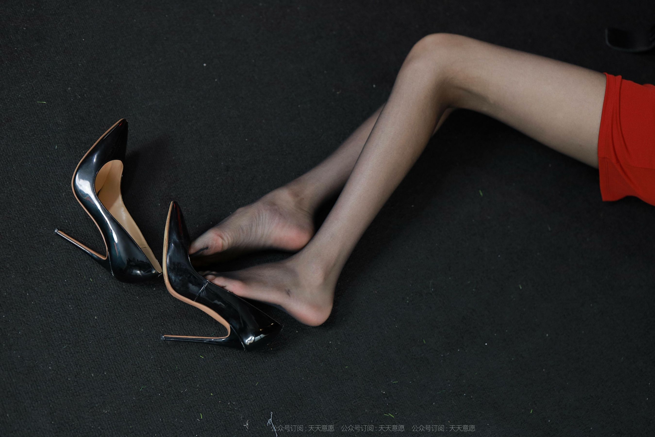 模特：团团《性感红与黑》-图88