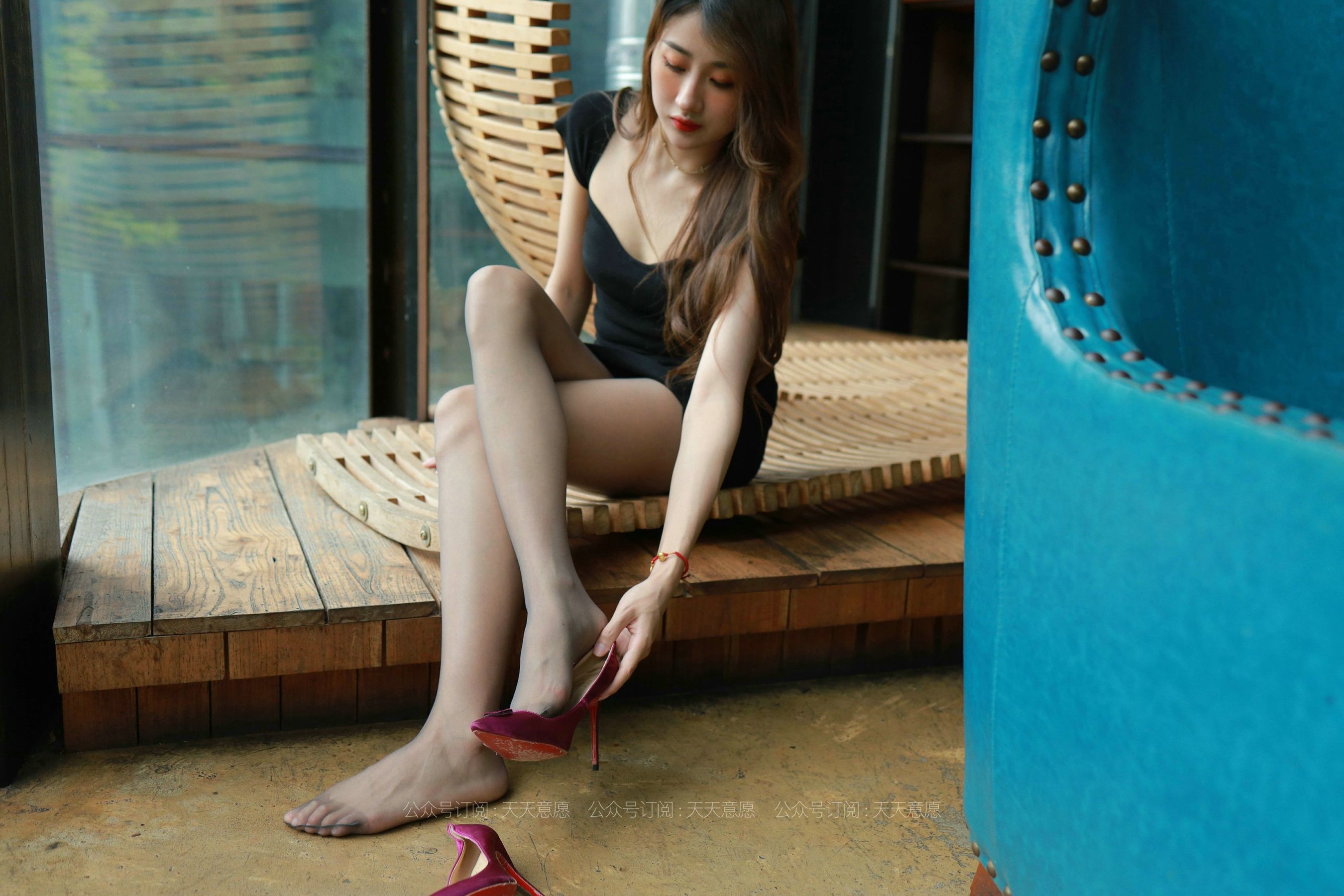 模特：夏夏《紧身包臀裙》-图48