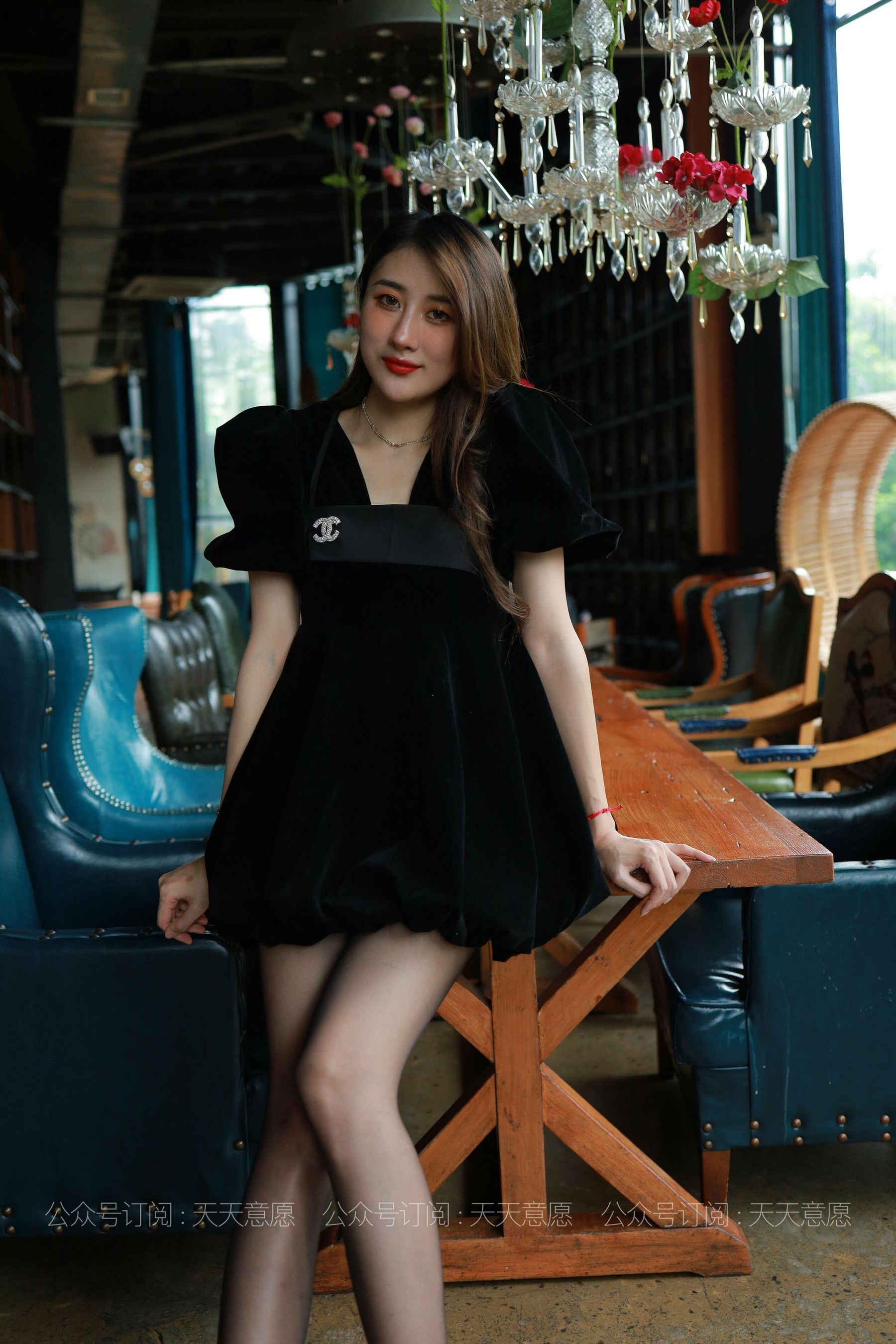 模特：夏夏《长腿黑天鹅》-图9