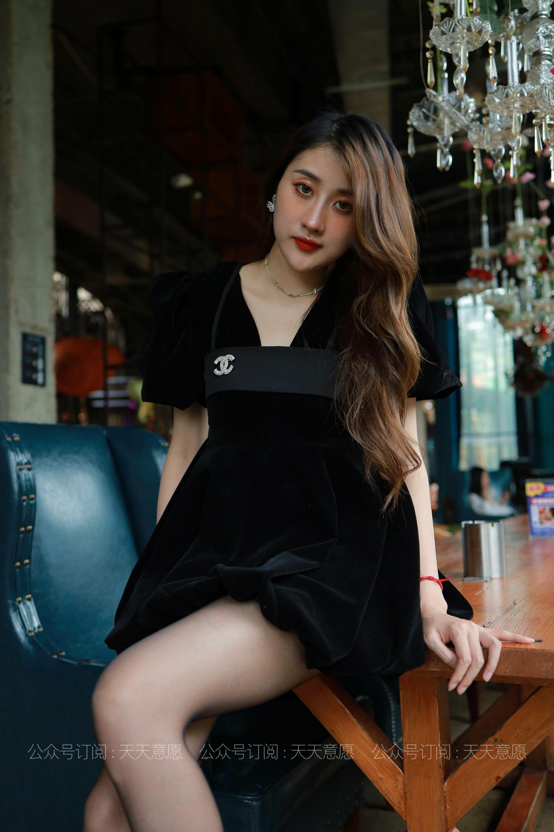 模特：夏夏《长腿黑天鹅》-图17