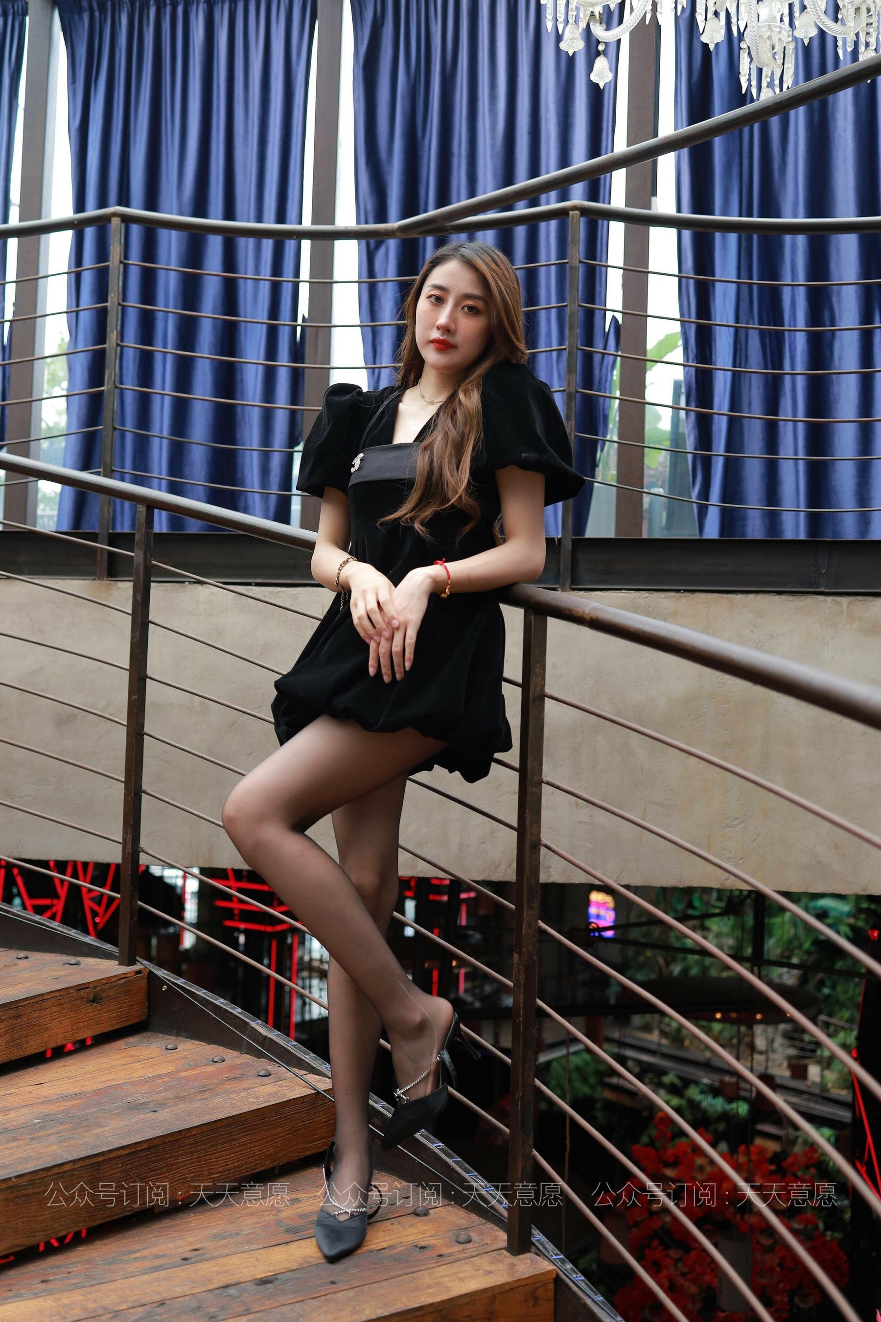 模特：夏夏《长腿黑天鹅》-图46