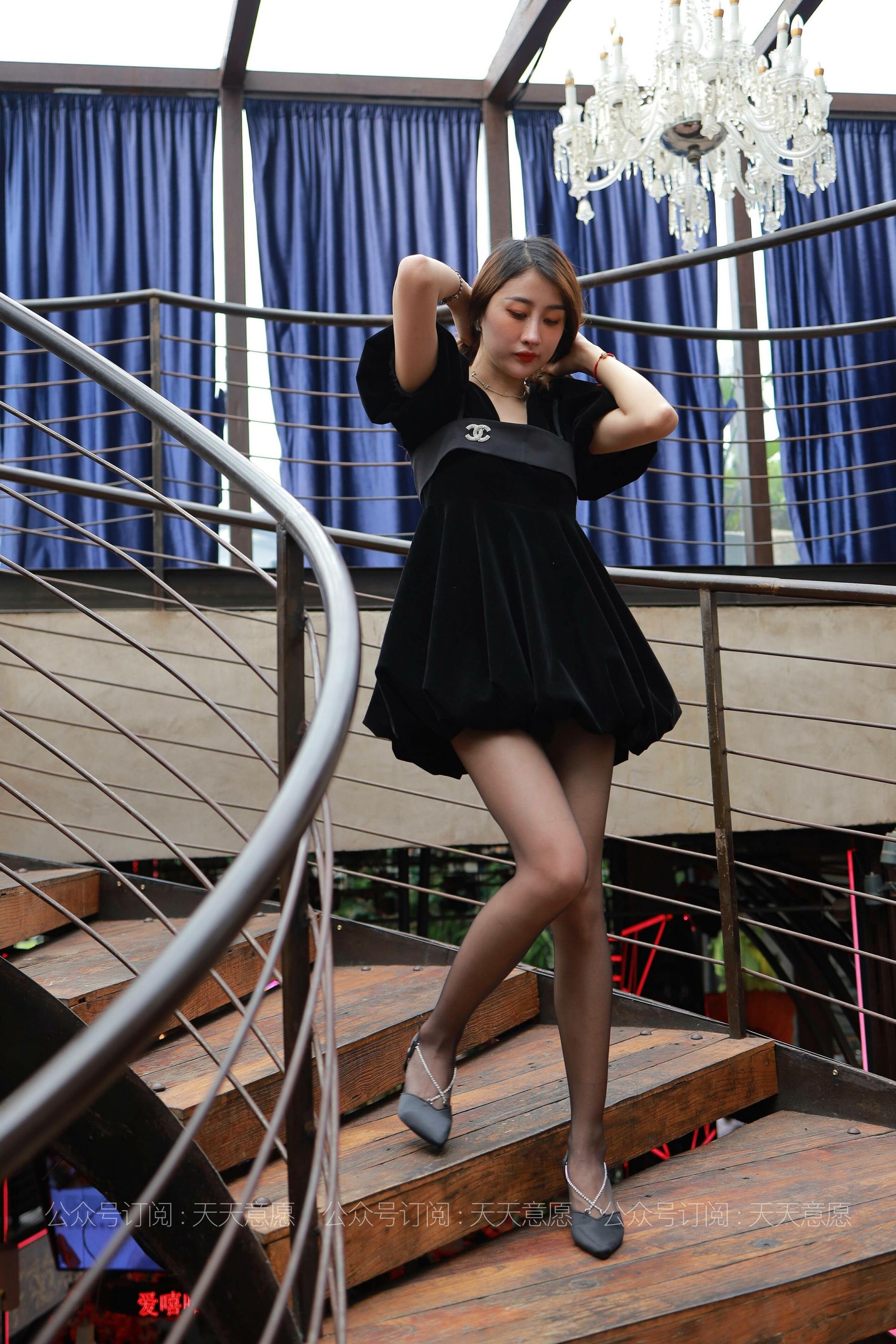 模特：夏夏《长腿黑天鹅》-图85