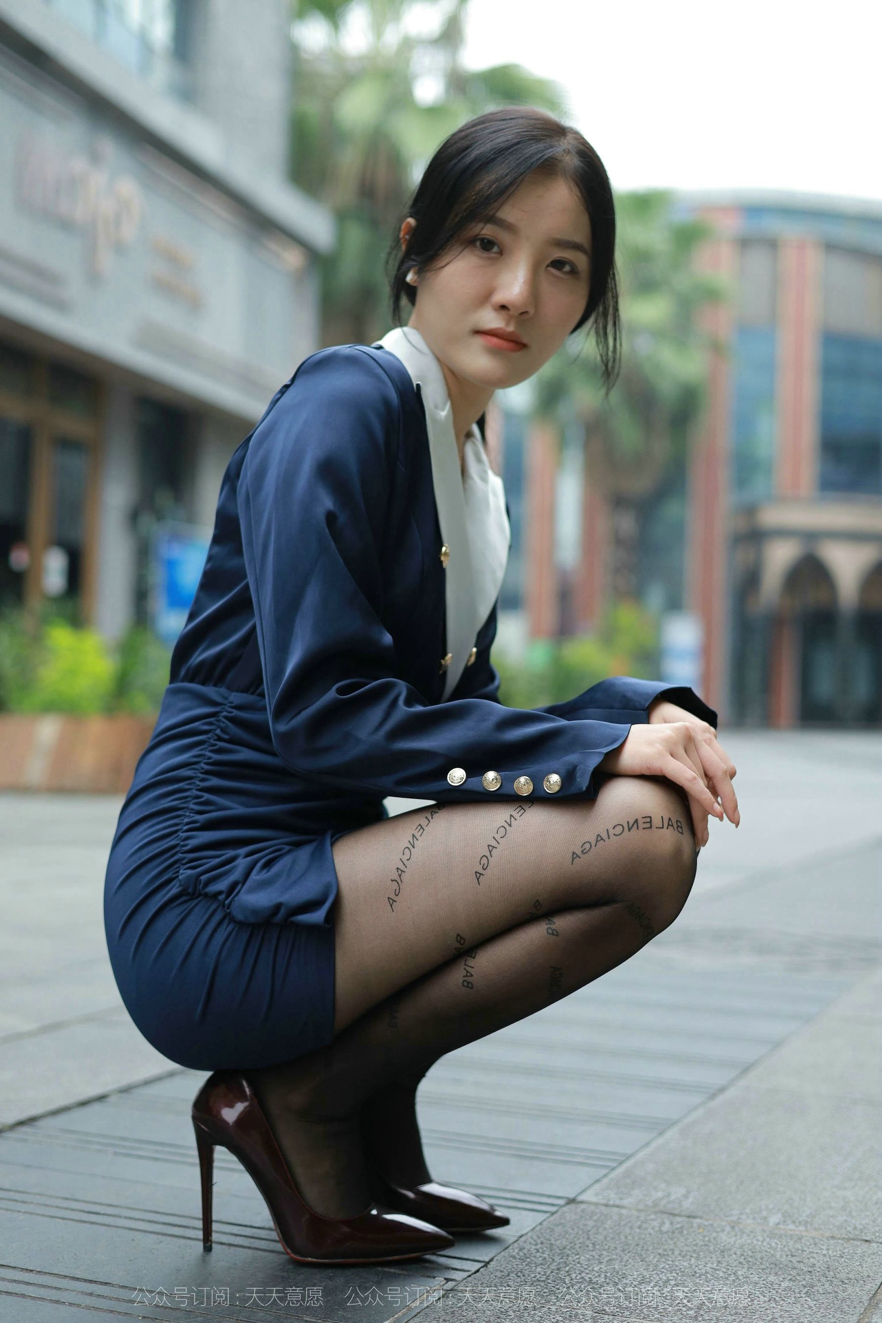 模特：婉苹《OL性感包臀裙》-图66