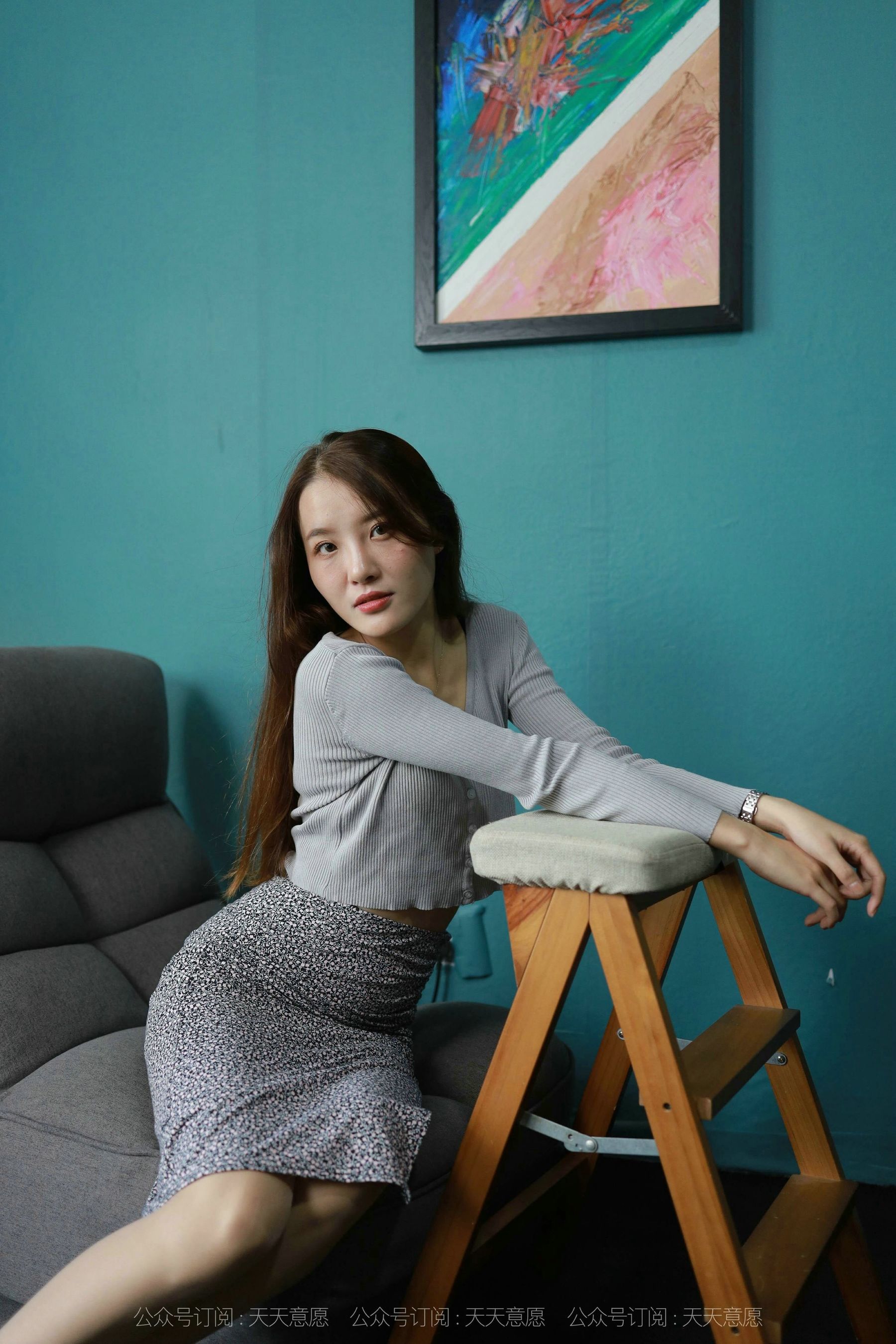 模特：婉苹《温柔的碎花裙》-图91