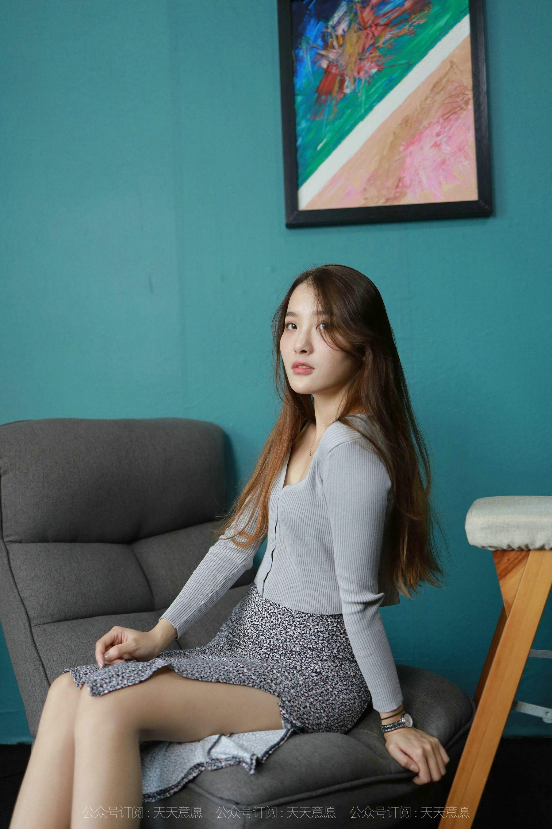 模特：婉苹《温柔的碎花裙》-图93