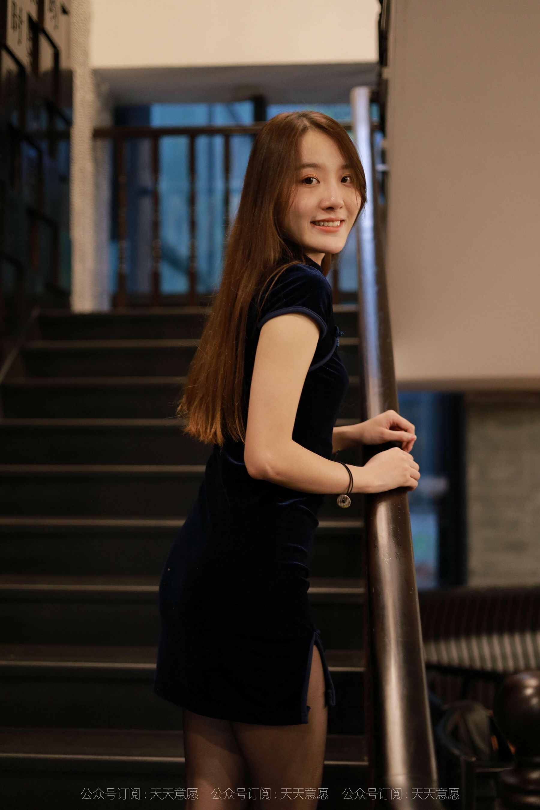 模特：婉苹《迷人黑色旗袍》-图12