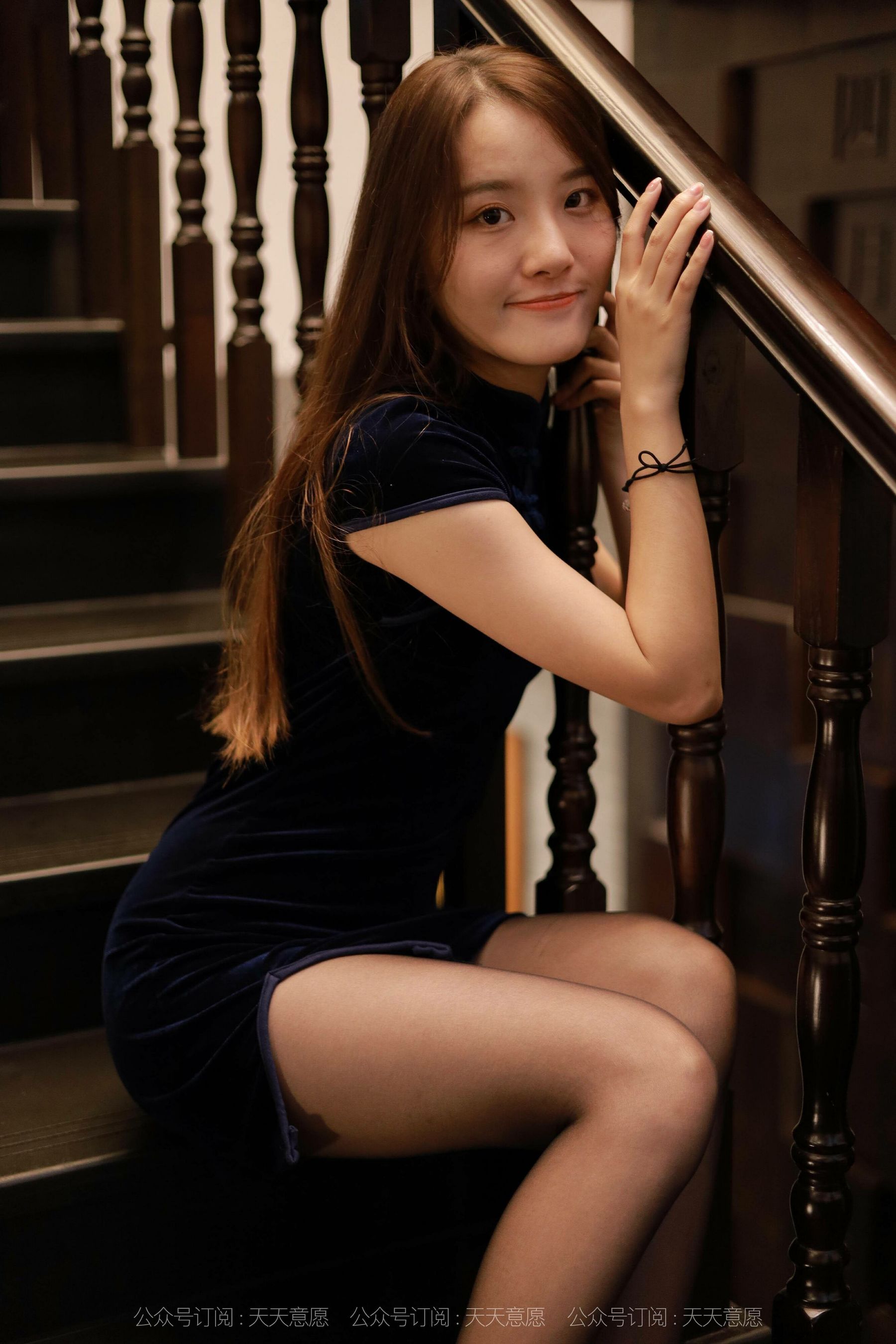 模特：婉苹《迷人黑色旗袍》-图18