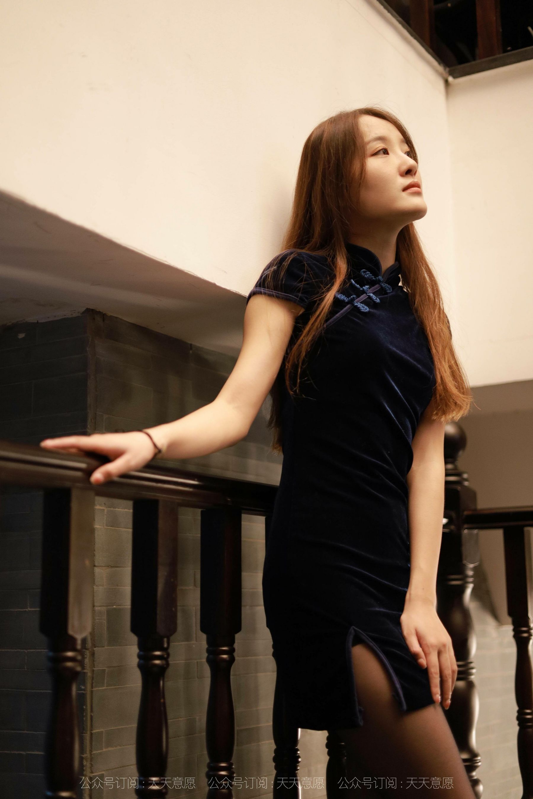 模特：婉苹《迷人黑色旗袍》-图45