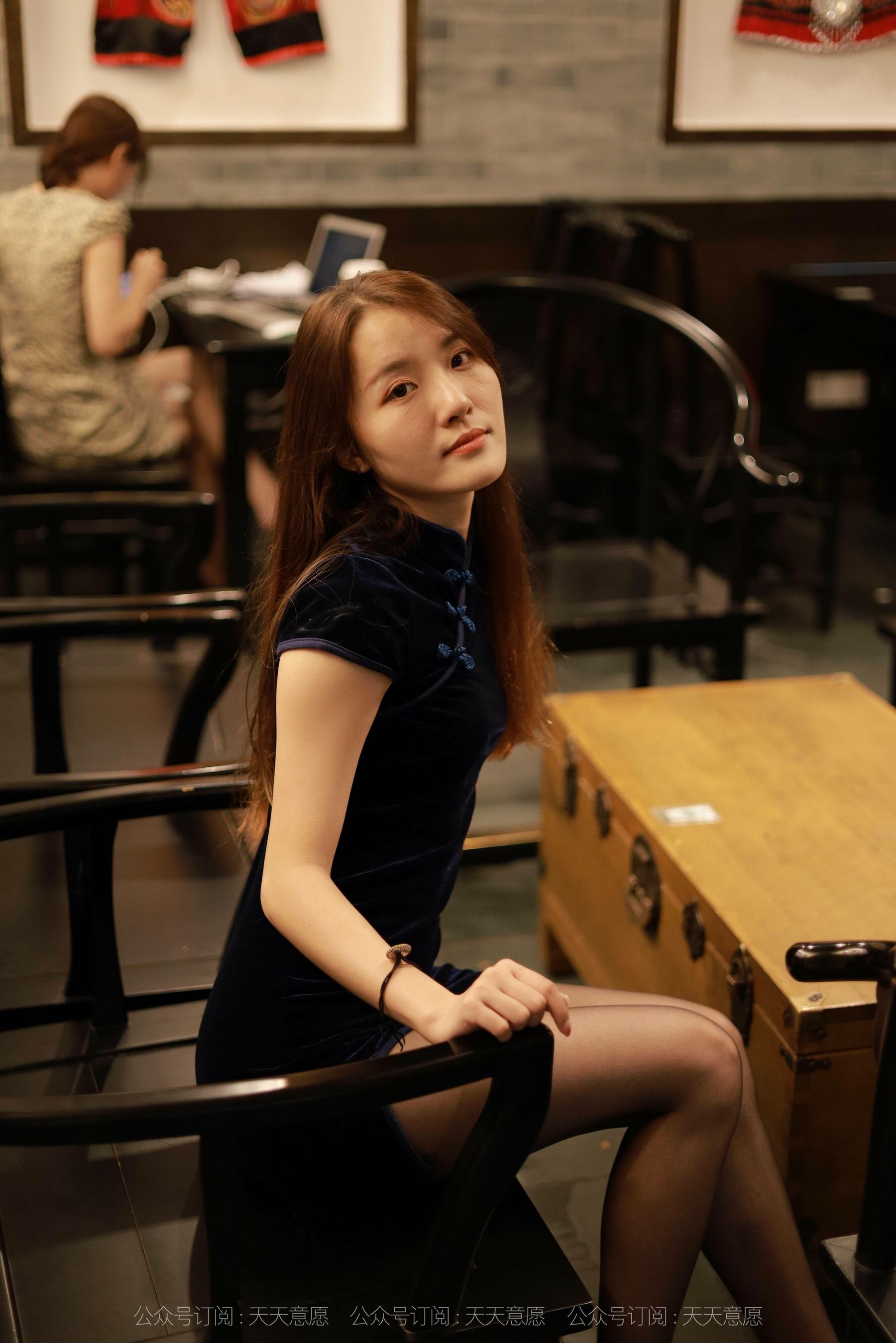 模特：婉苹《迷人黑色旗袍》-图66