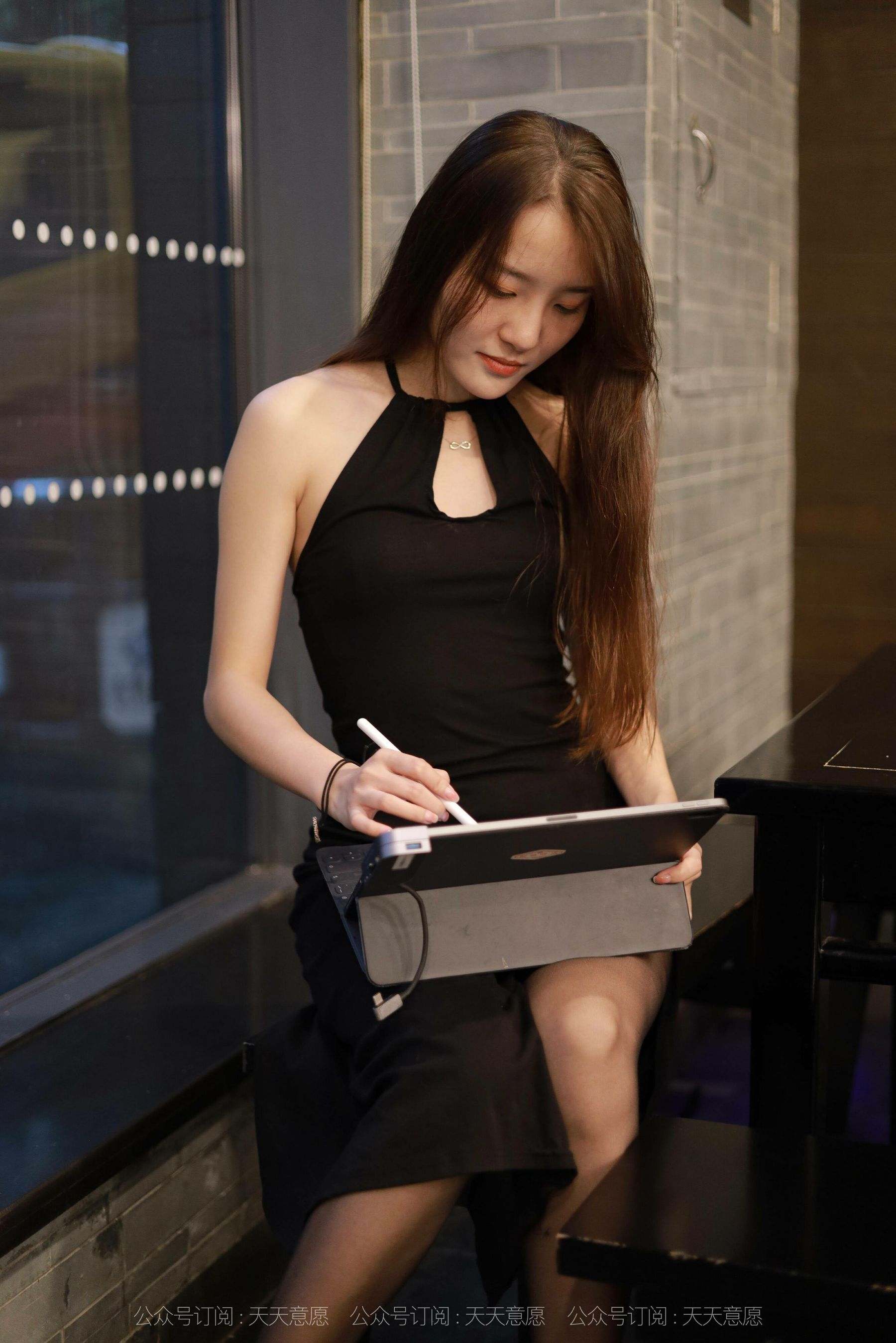 模特：婉苹《黑色长裙》-图34