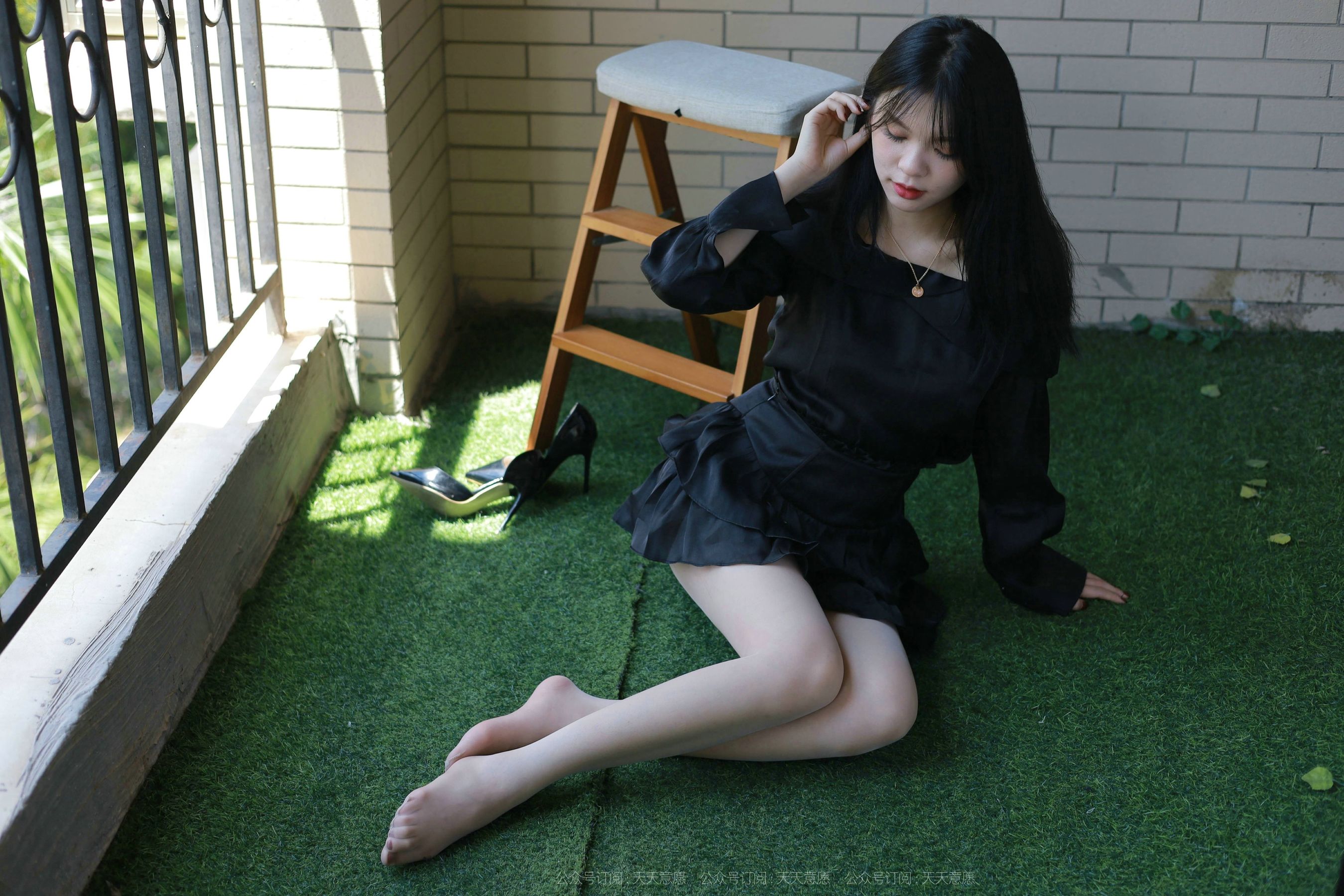 模特：小七《一字肩短裙》-图64