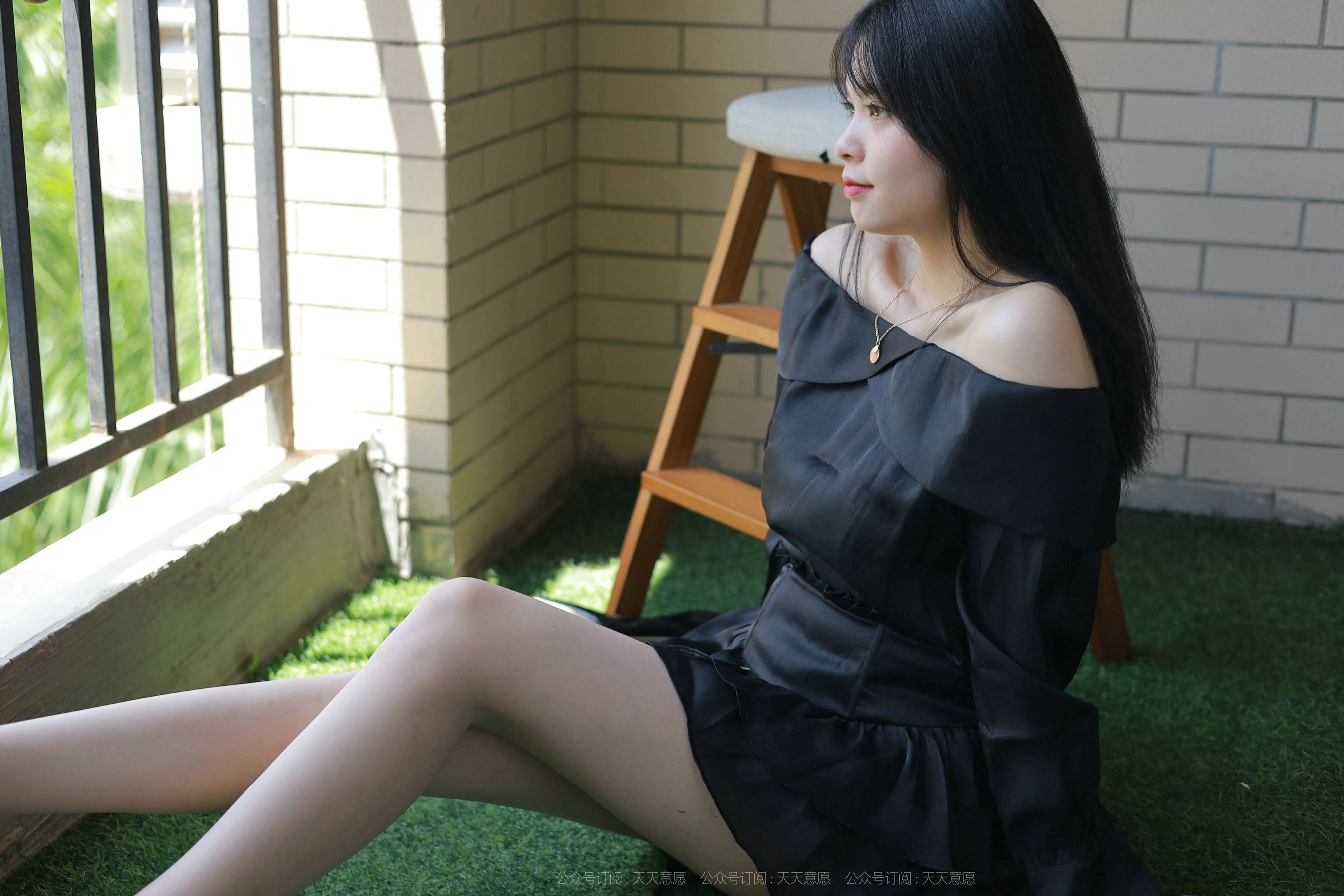 模特：小七《一字肩短裙》-图88