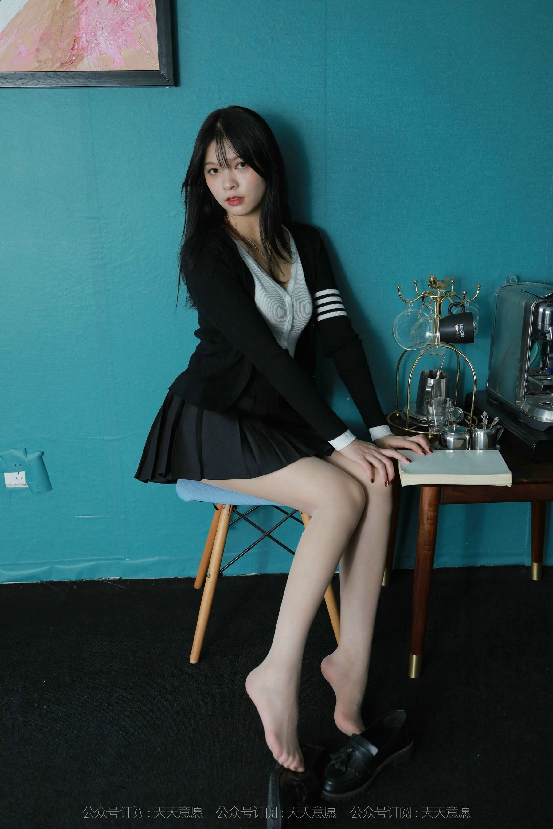 模特：小七《可爱学苑风》-图32