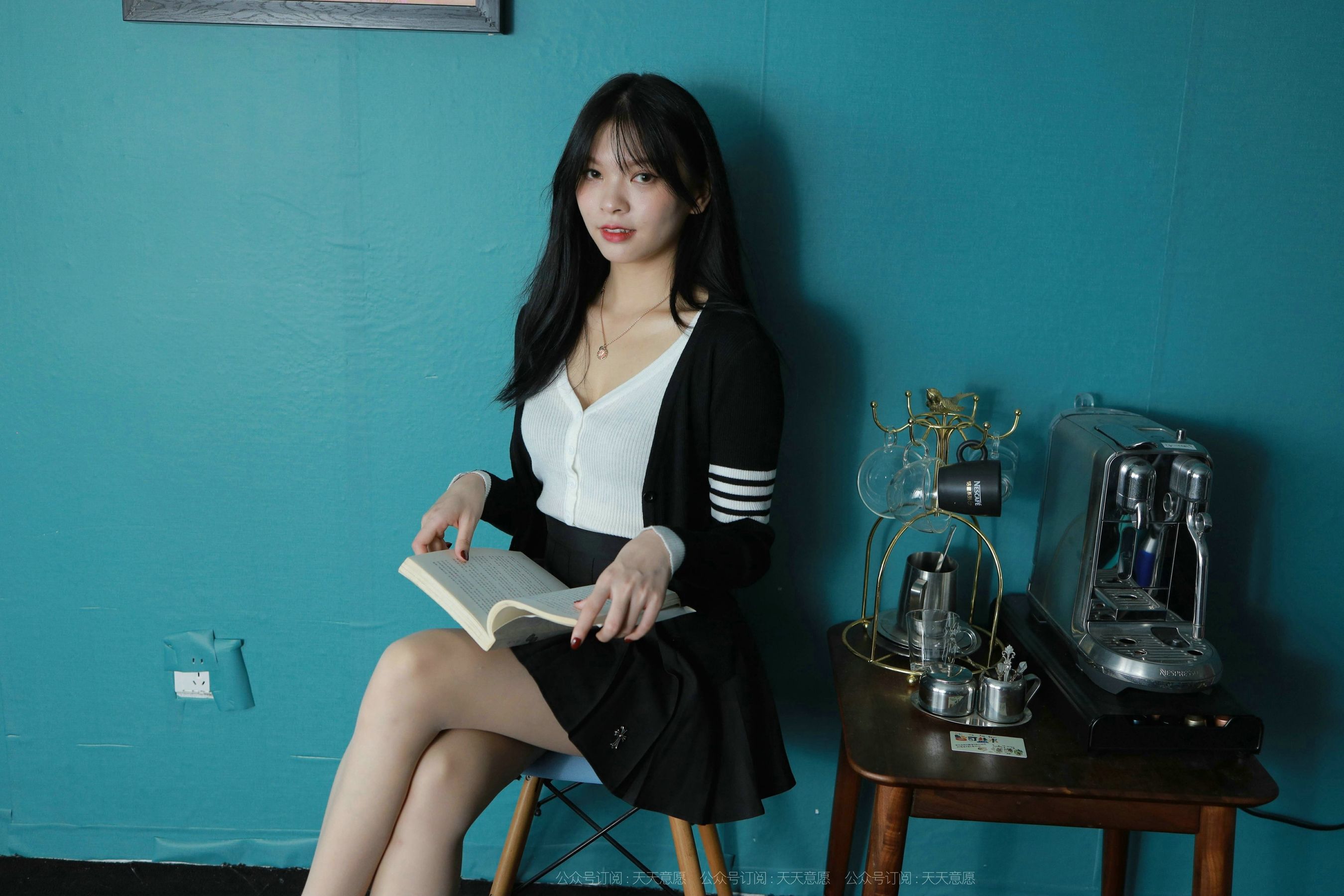 模特：小七《可爱学苑风》-图3