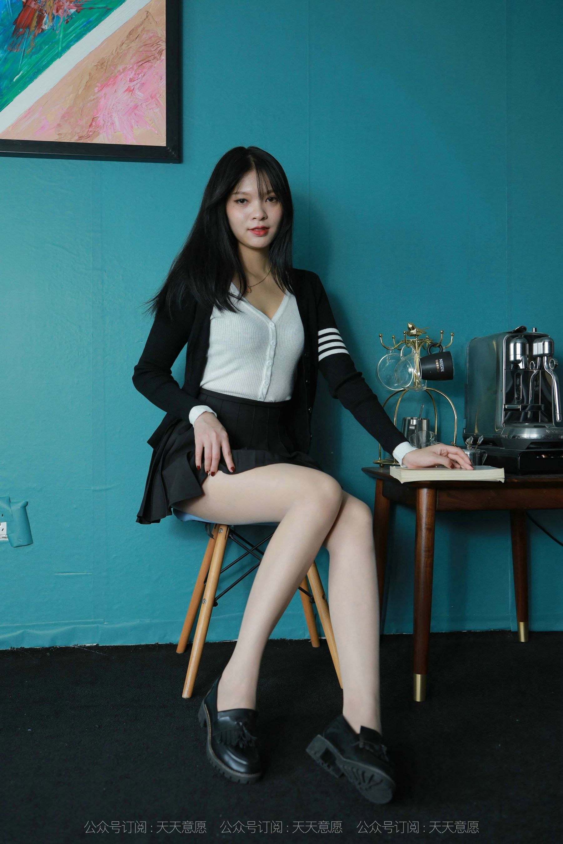 模特：小七《可爱学苑风》-图44