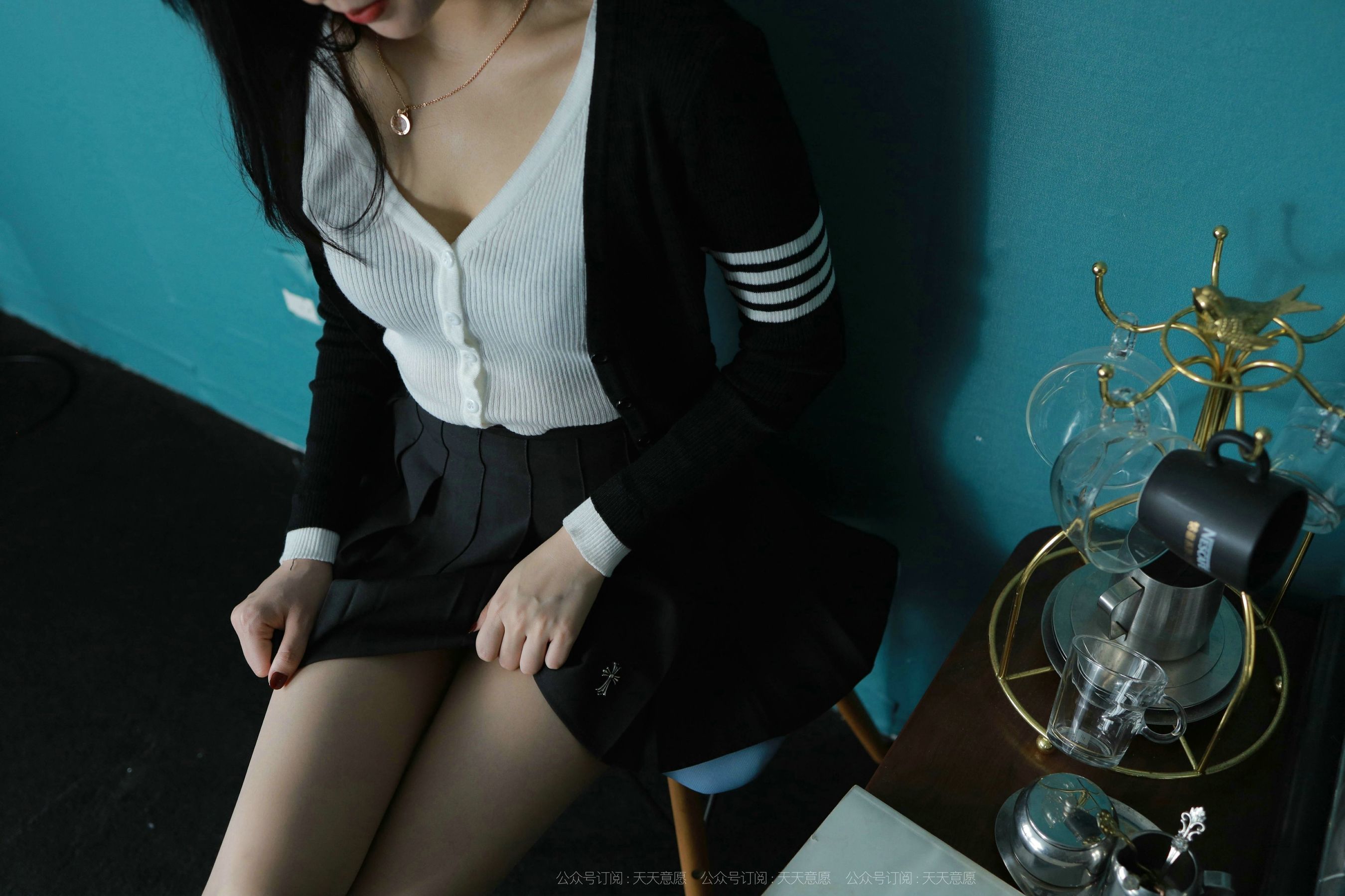 模特：小七《可爱学苑风》-图51