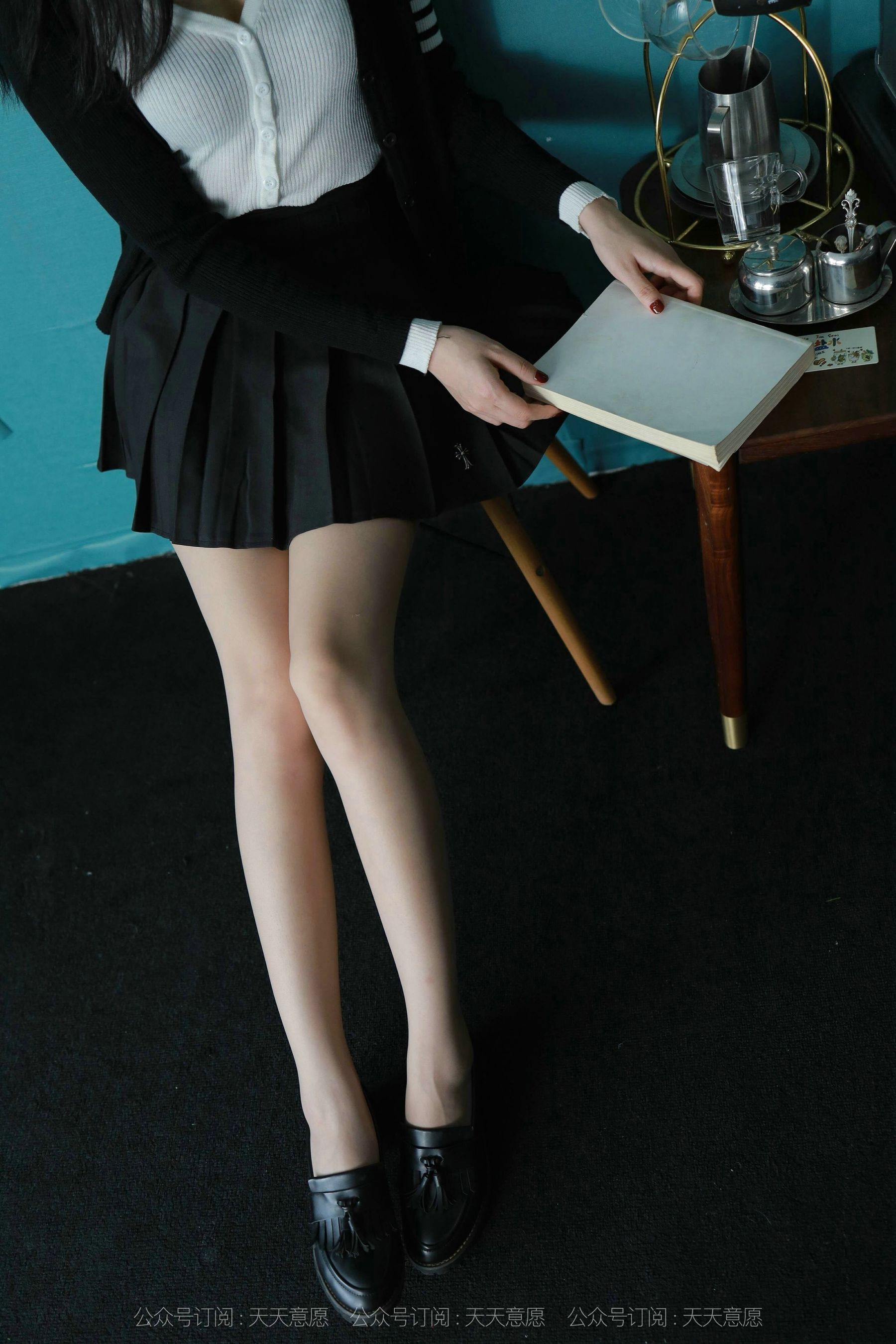 模特：小七《可爱学苑风》-图52