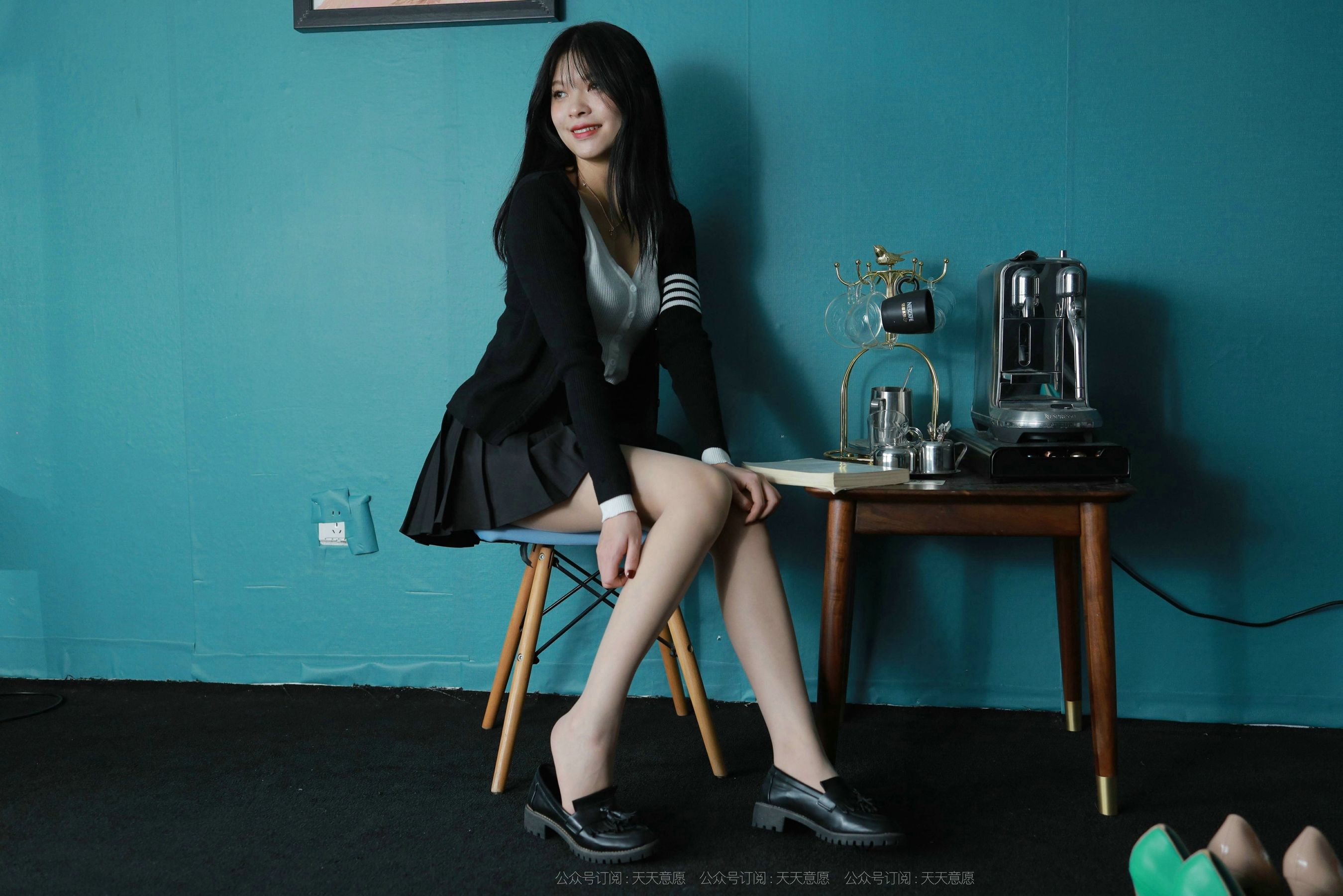 模特：小七《可爱学苑风》-图62