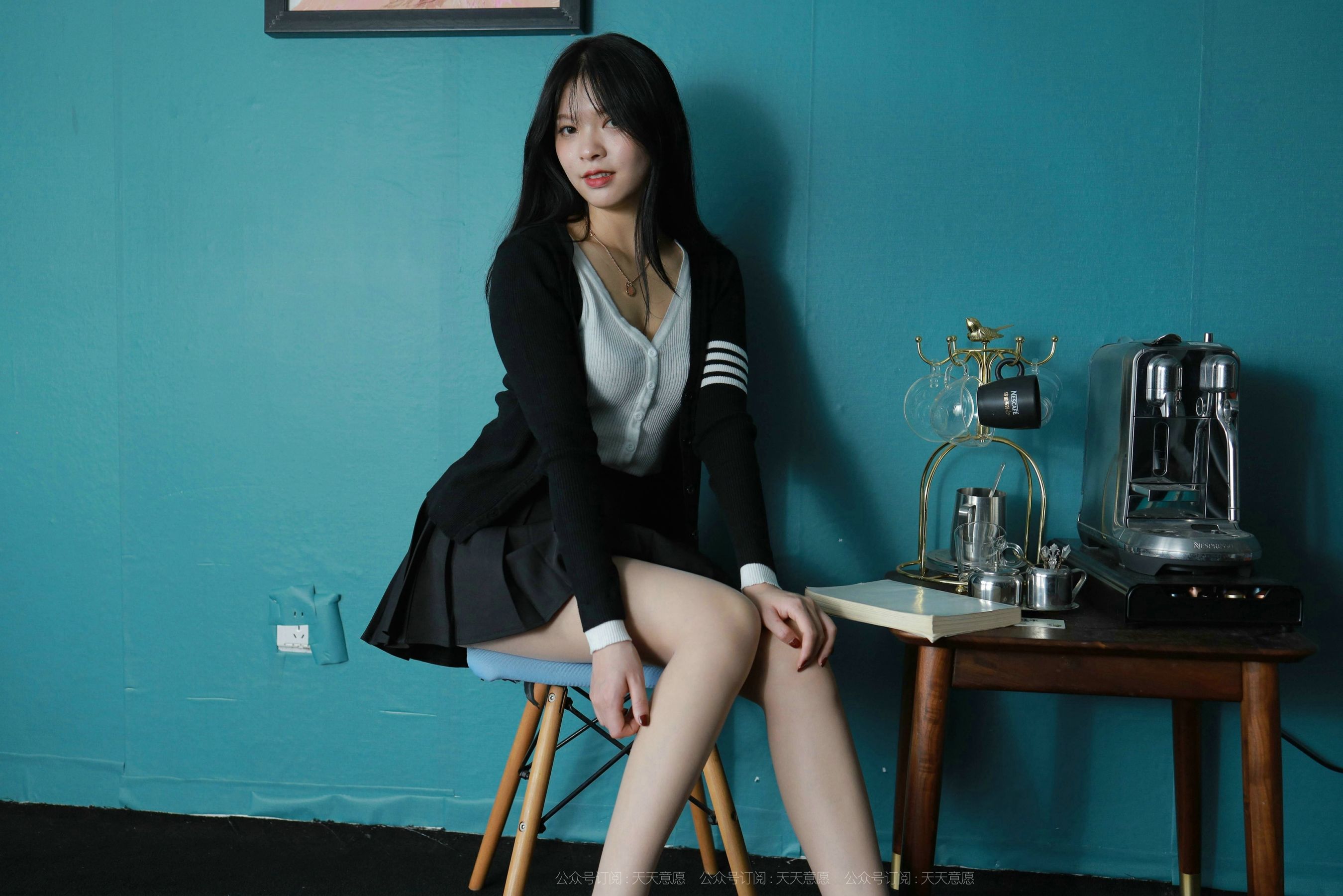 模特：小七《可爱学苑风》-图63