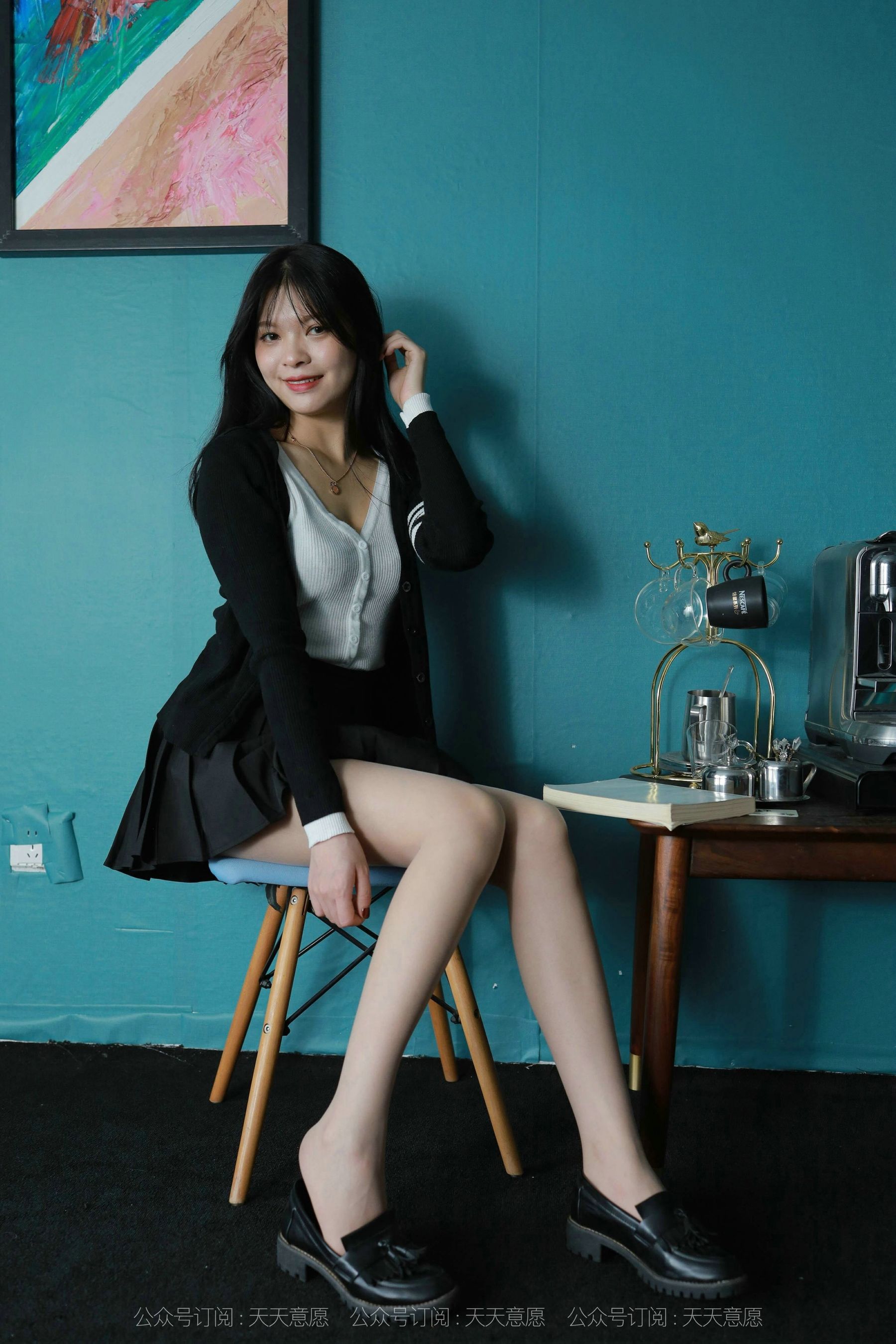 模特：小七《可爱学苑风》-图64