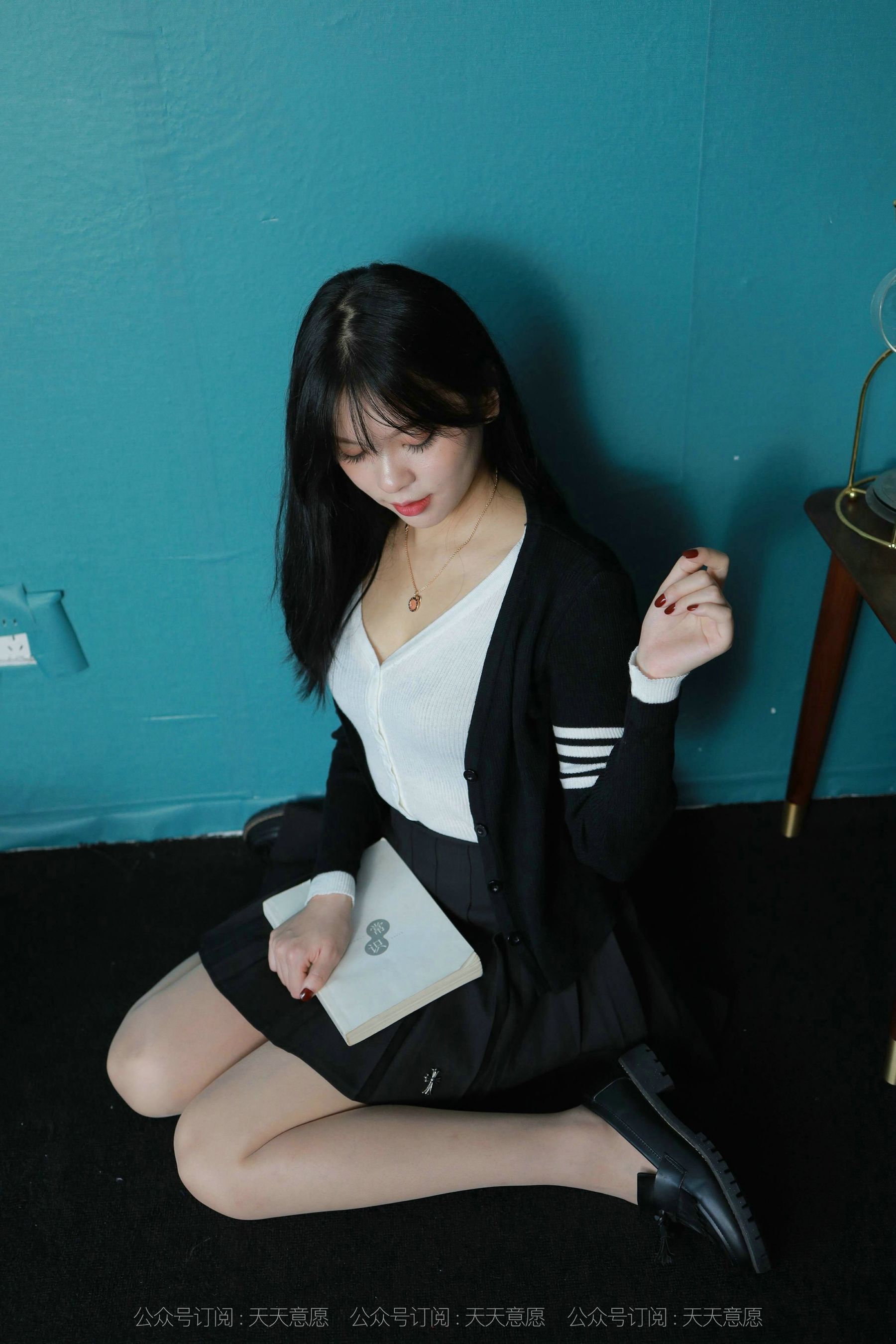 模特：小七《可爱学苑风》-图82