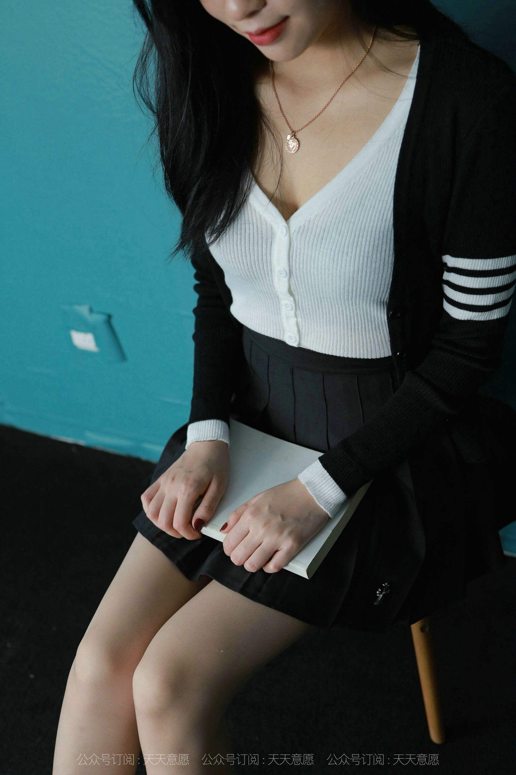 模特：小七《可爱学苑风》-图8