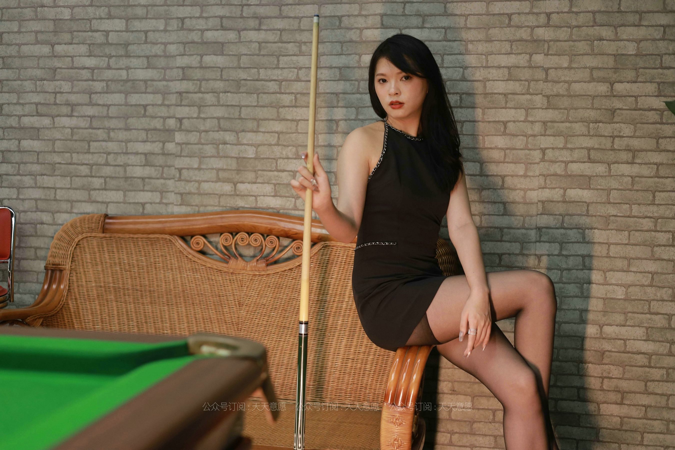 模特：小七《台球长腿辣妹》-图83