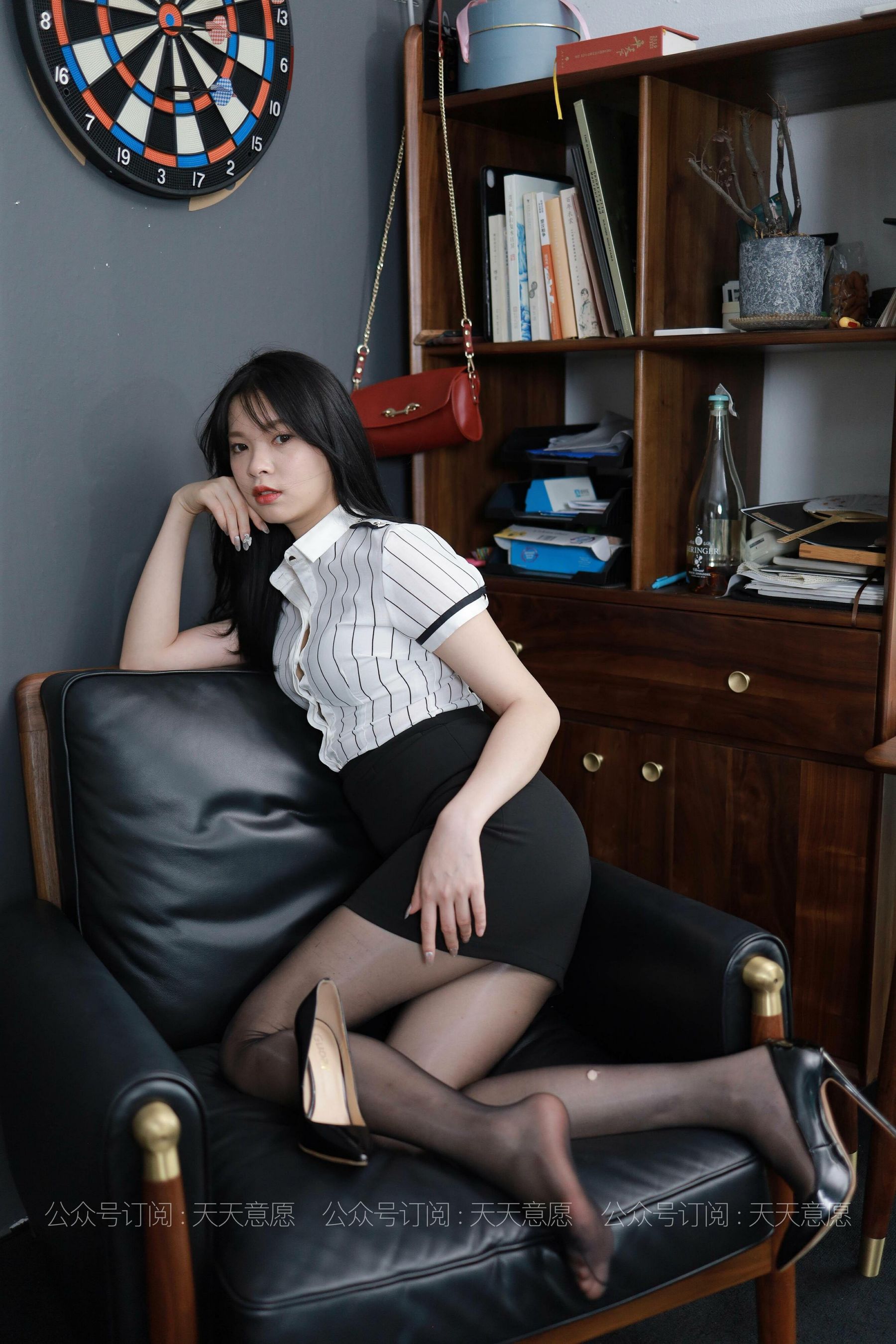 模特：小七《长腿OL装》-图48