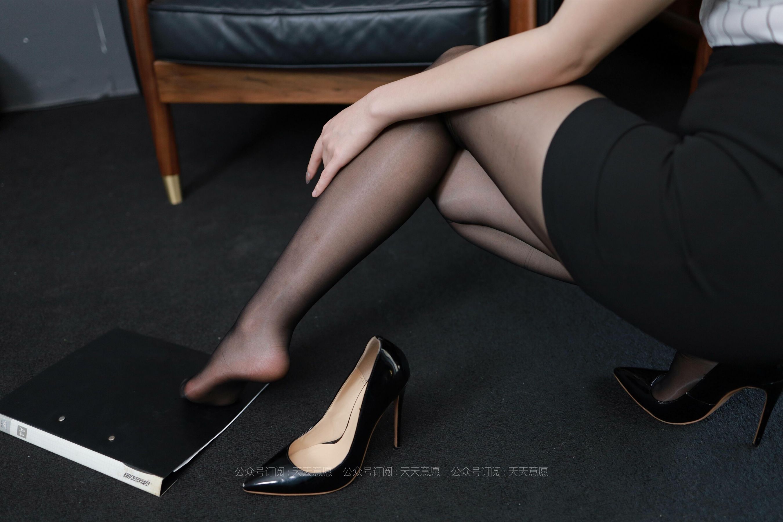 模特：小七《长腿OL装》-图80