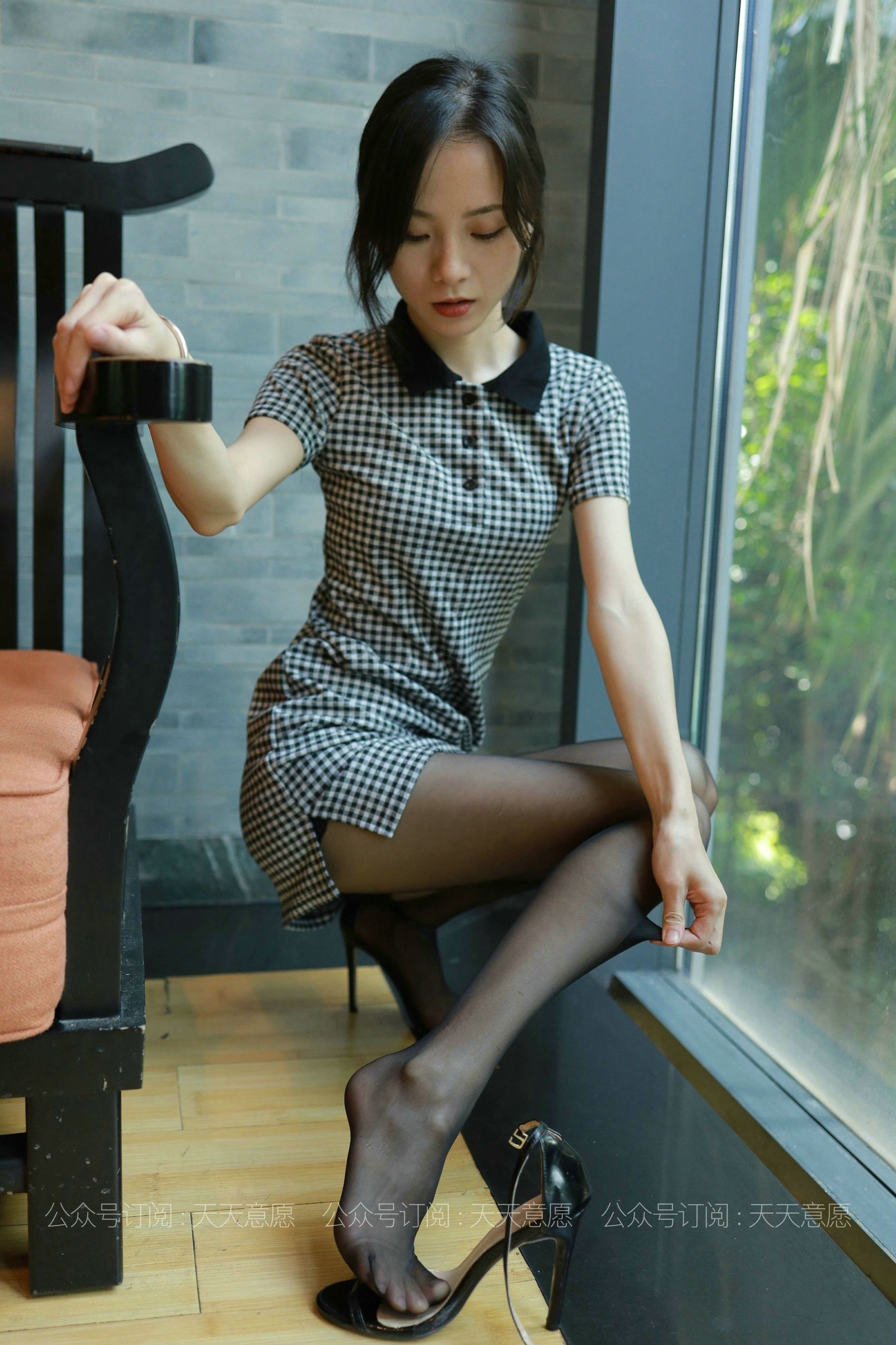 模特：小六《下午茶的格子短裙》-图34