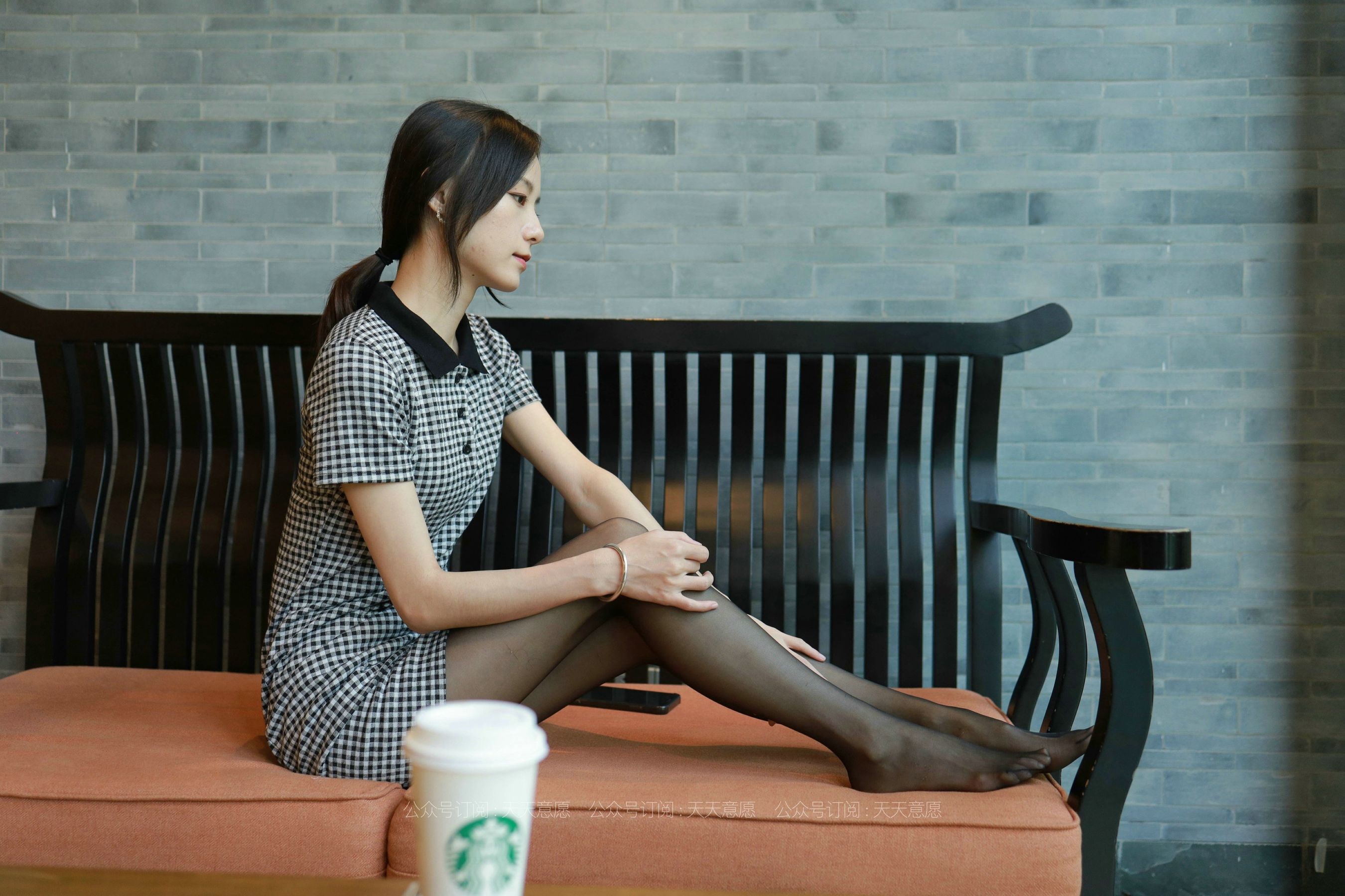 模特：小六《下午茶的格子短裙》-图61