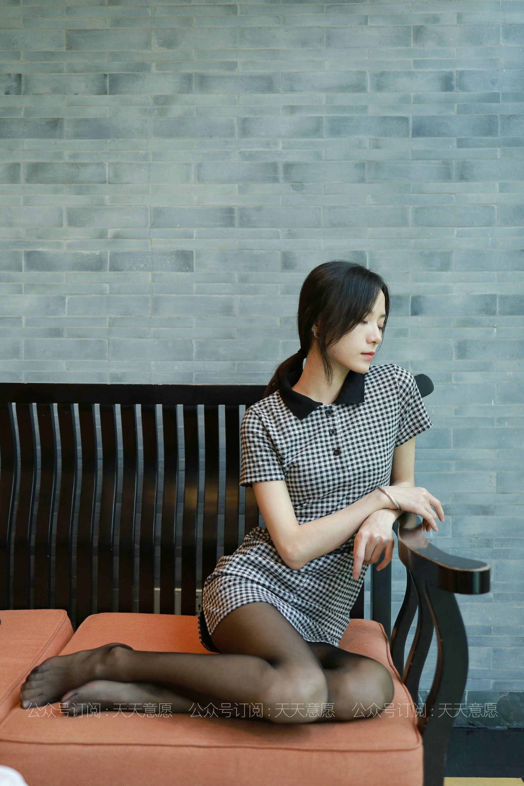 模特：小六《下午茶的格子短裙》-图66