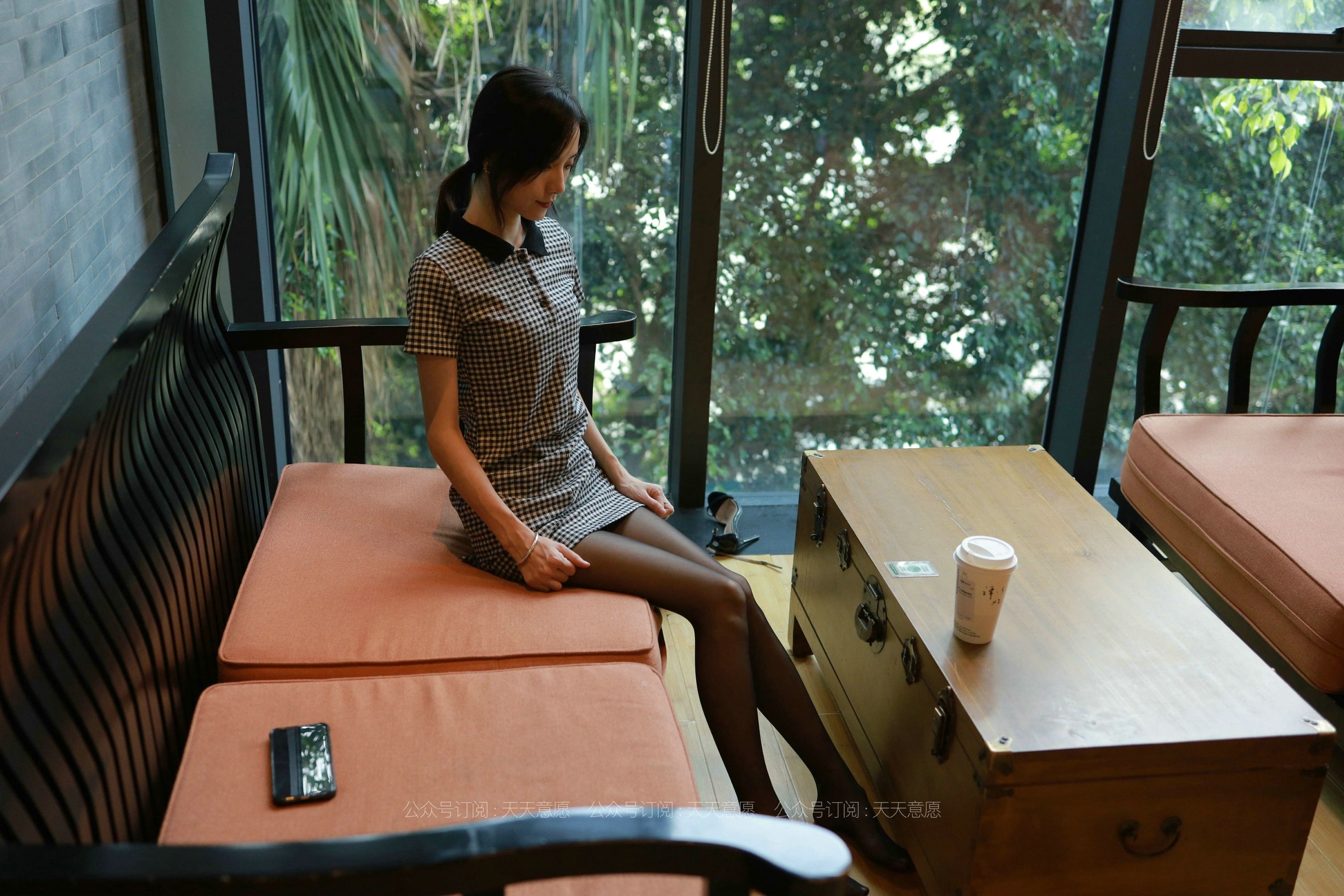 模特：小六《下午茶的格子短裙》-图76