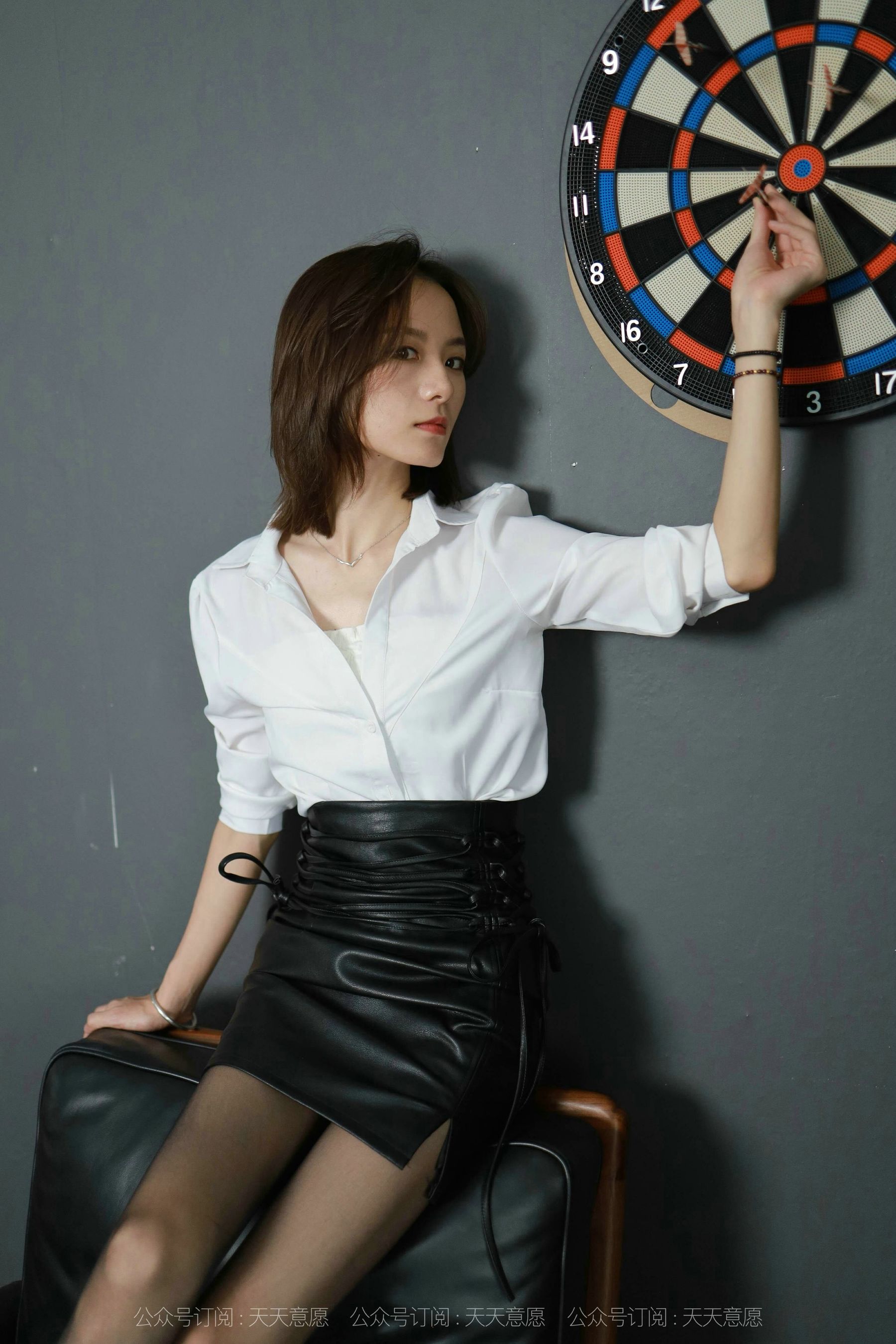 模特：小六《姓感皮裙》-图53