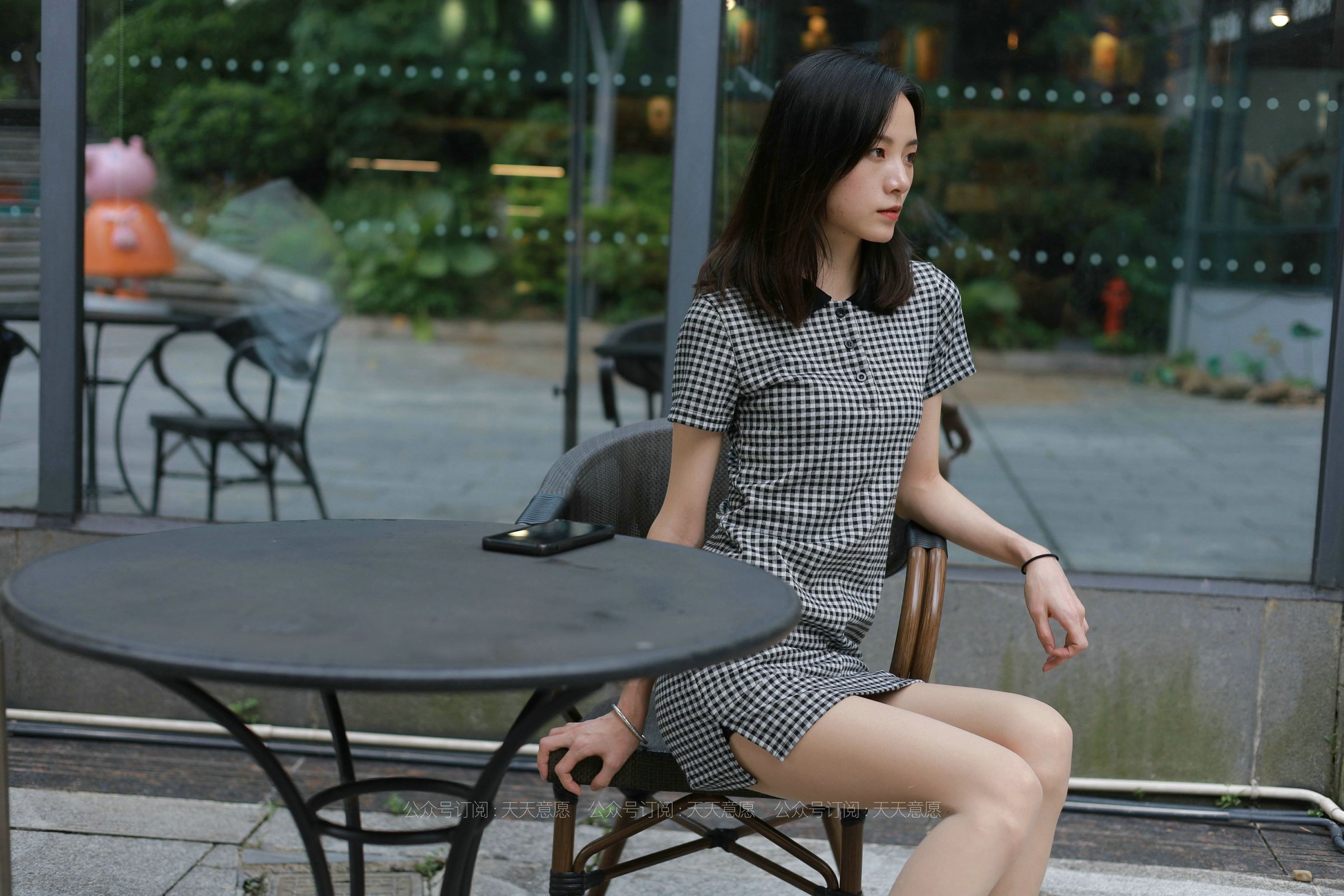 模特：小六《格子连衣裙》-图13