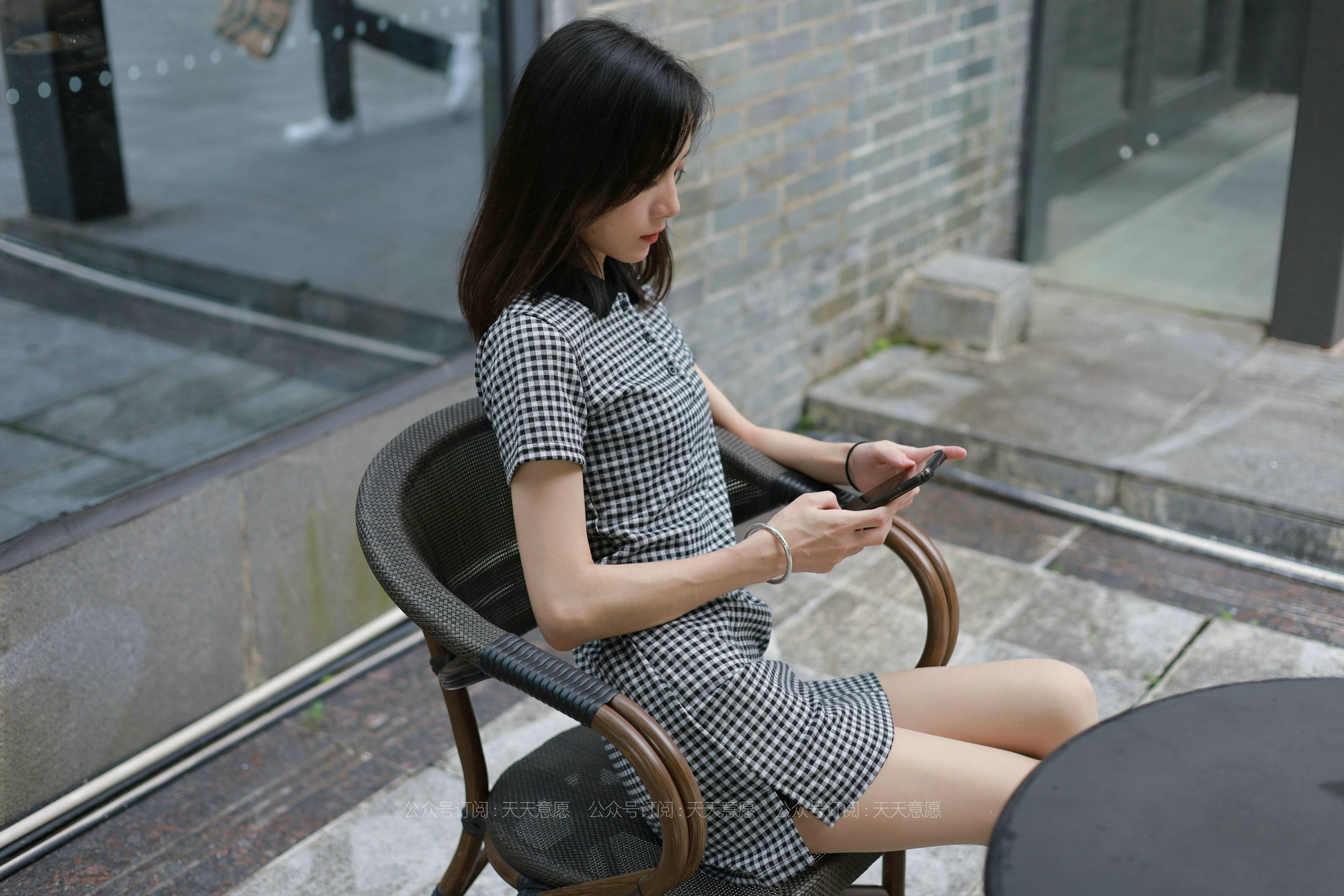 模特：小六《格子连衣裙》-图15