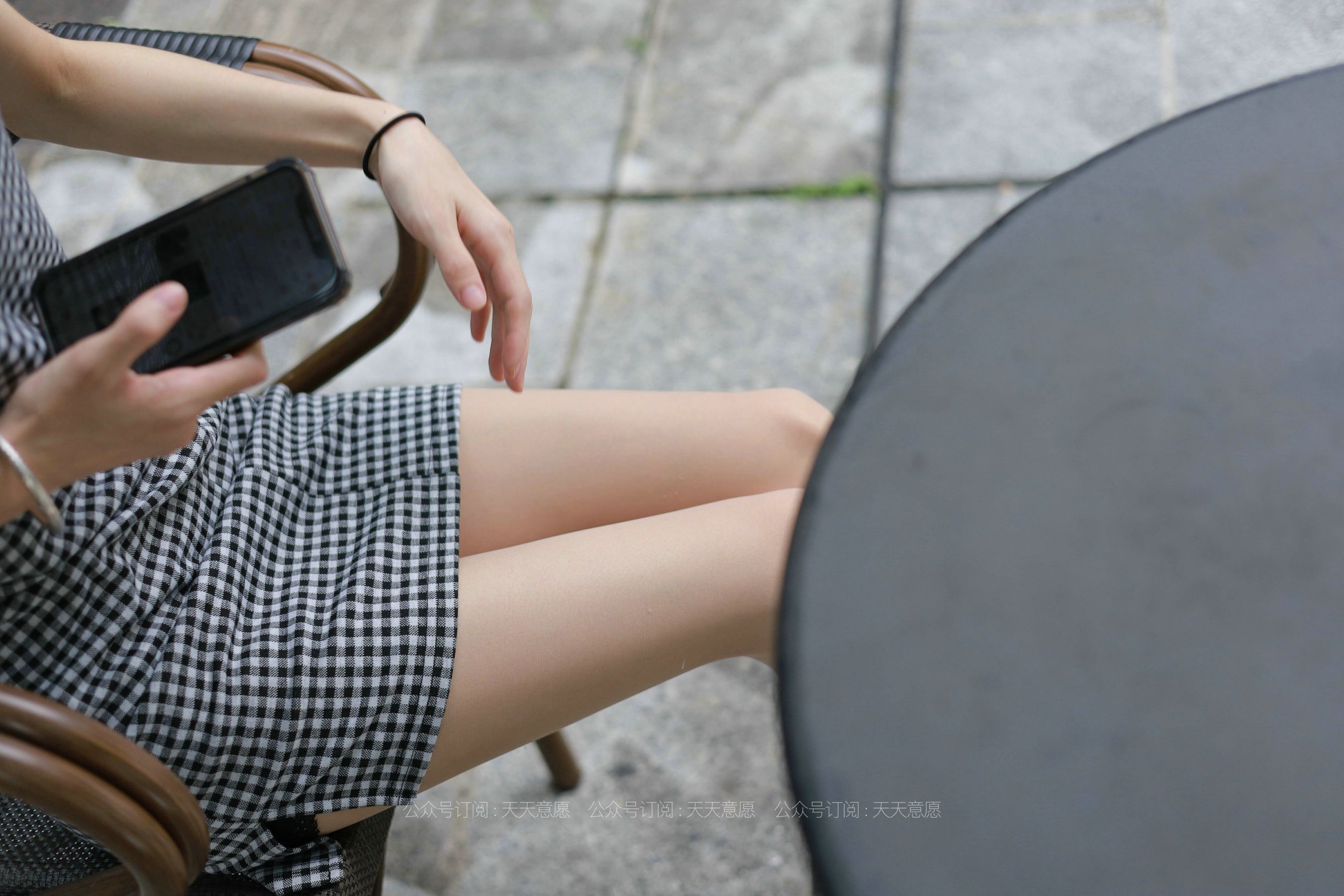 模特：小六《格子连衣裙》-图17