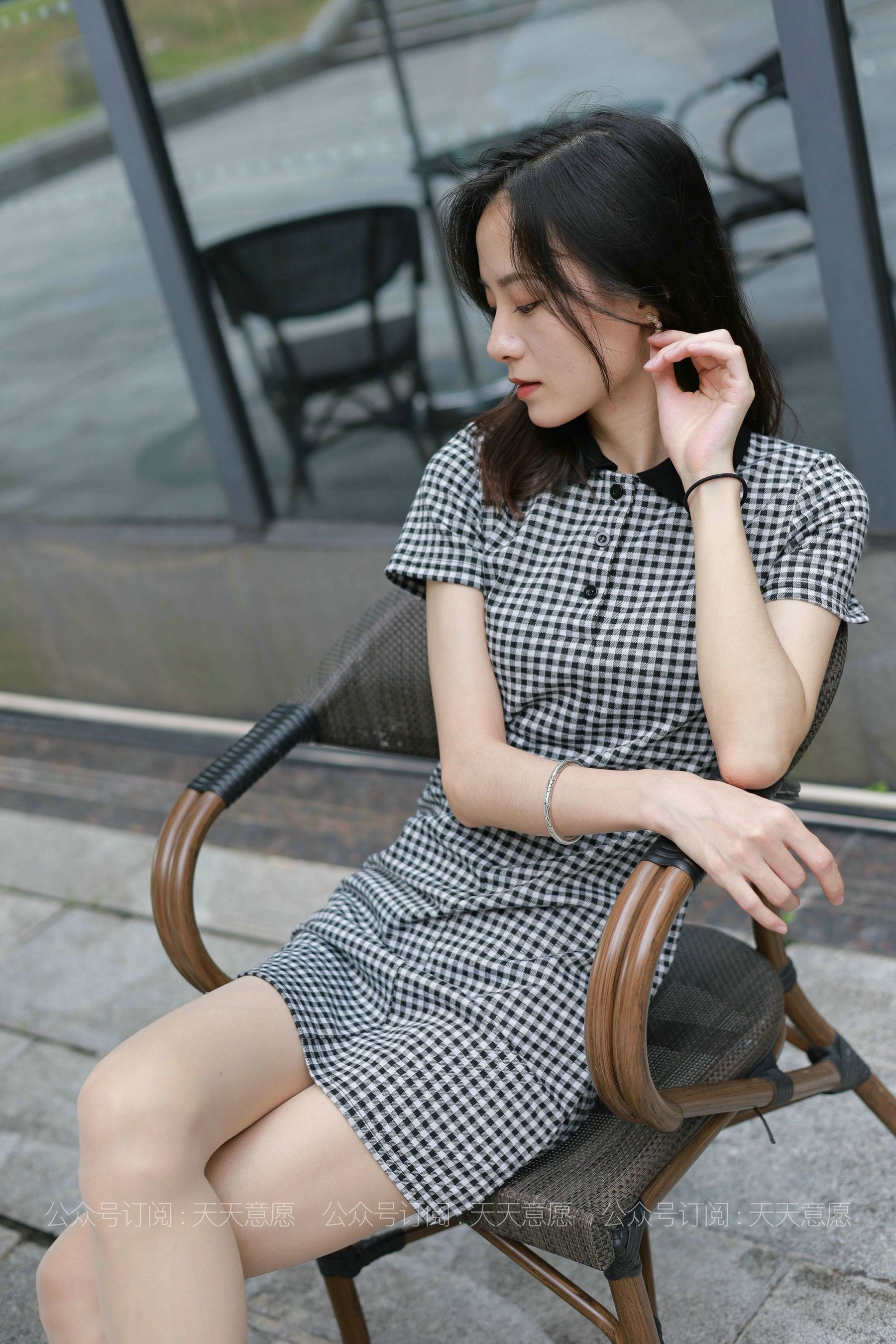 模特：小六《格子连衣裙》-图41