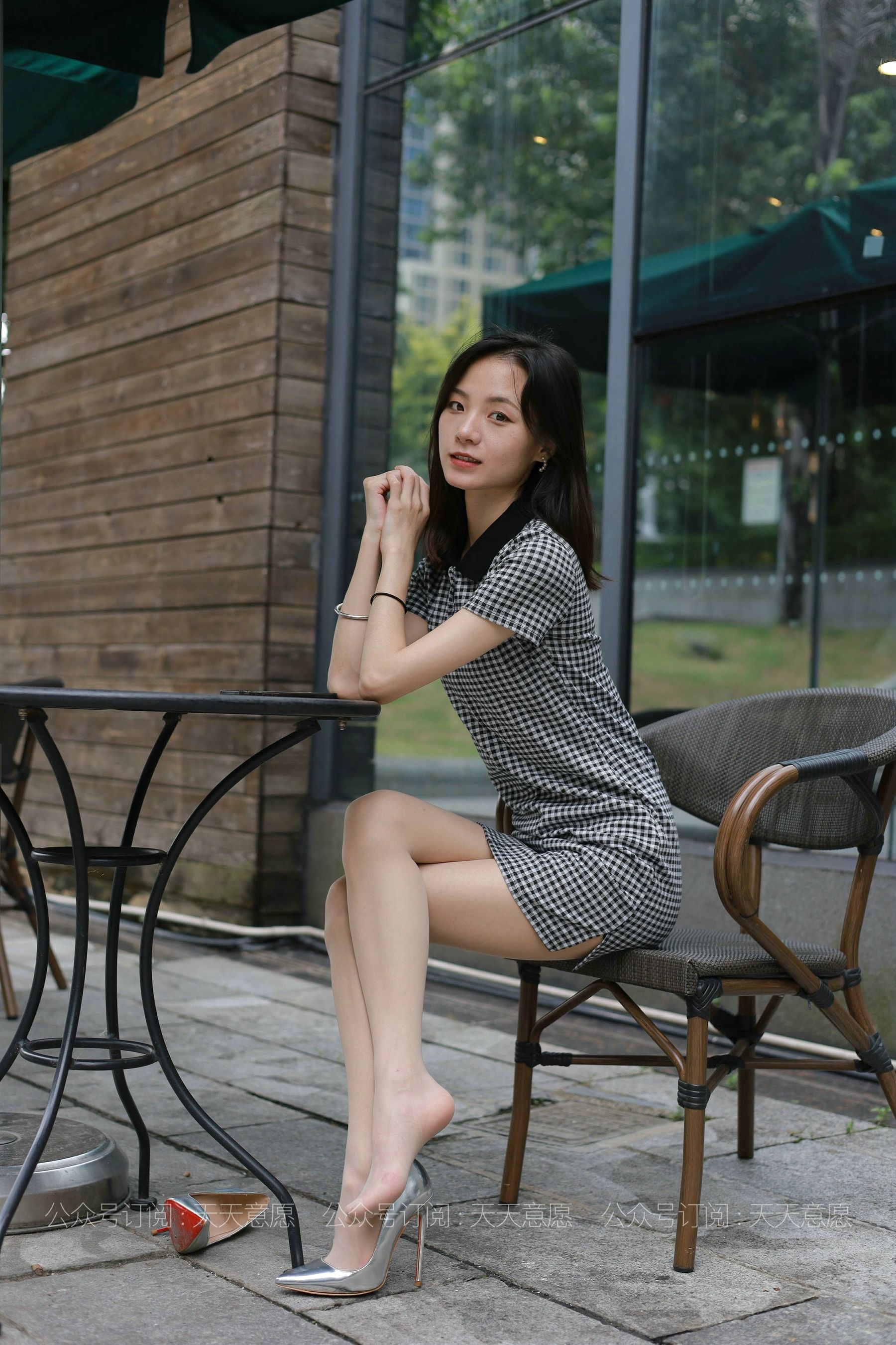 模特：小六《格子连衣裙》-图42