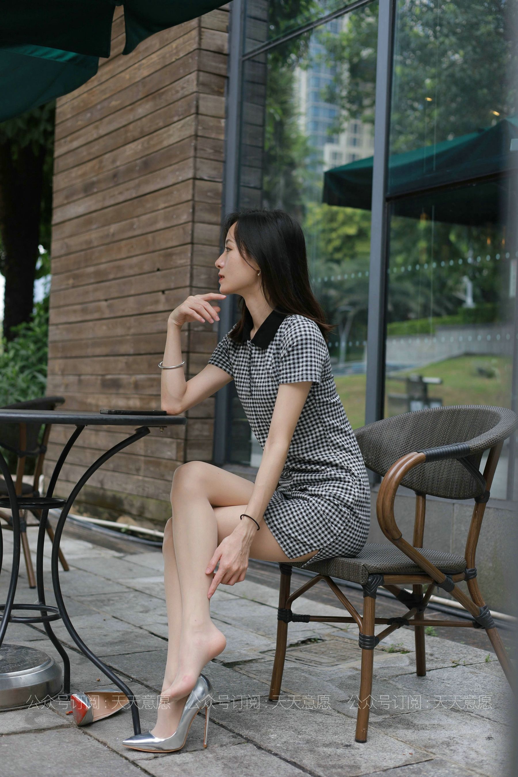 模特：小六《格子连衣裙》-图43