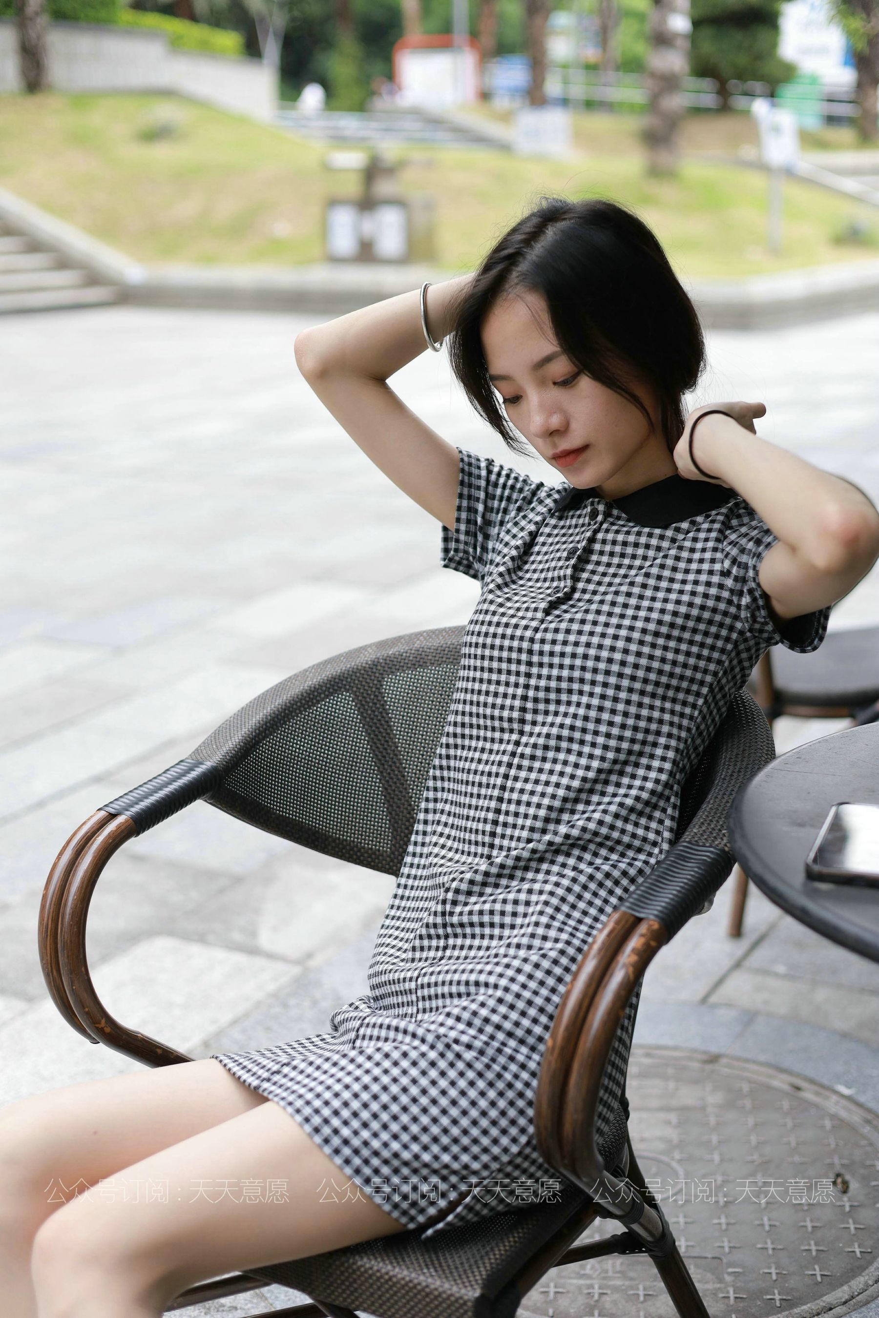 模特：小六《格子连衣裙》-图67