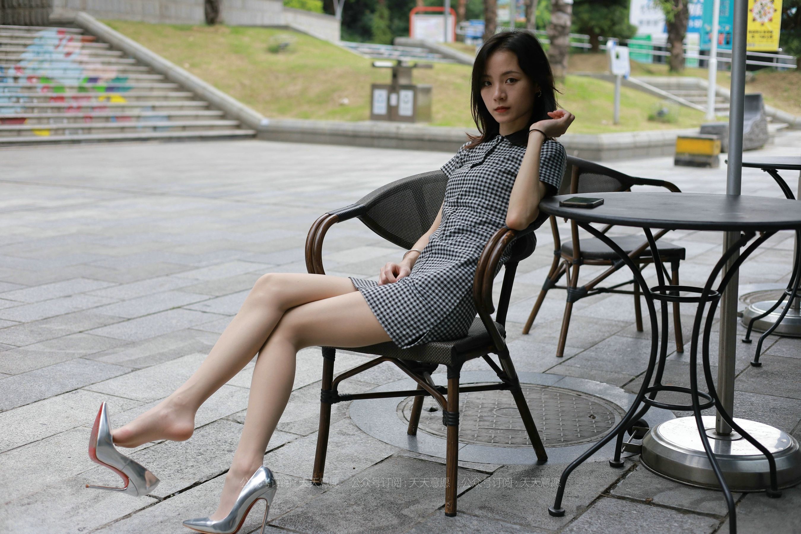 模特：小六《格子连衣裙》-图71