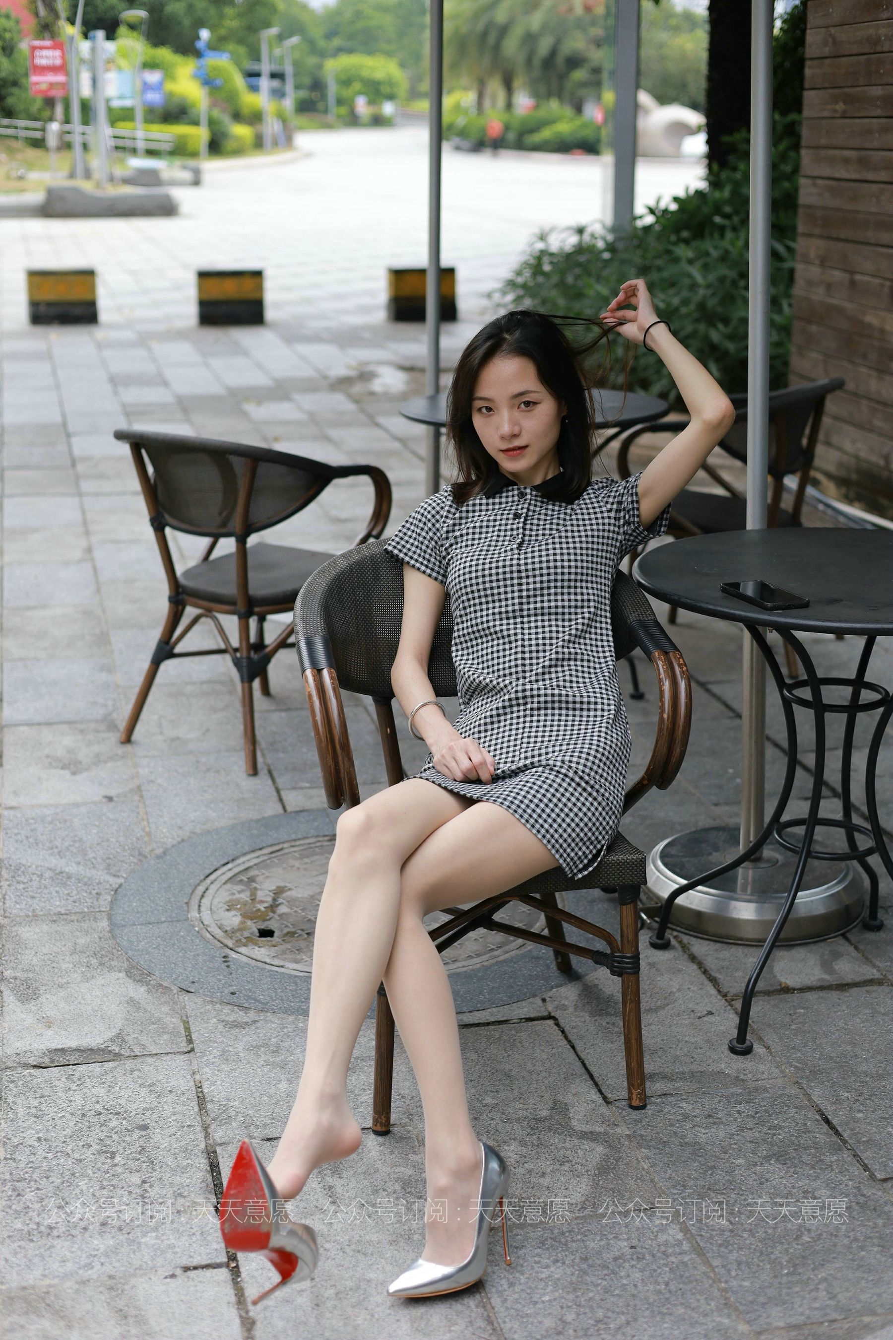 模特：小六《格子连衣裙》-图72