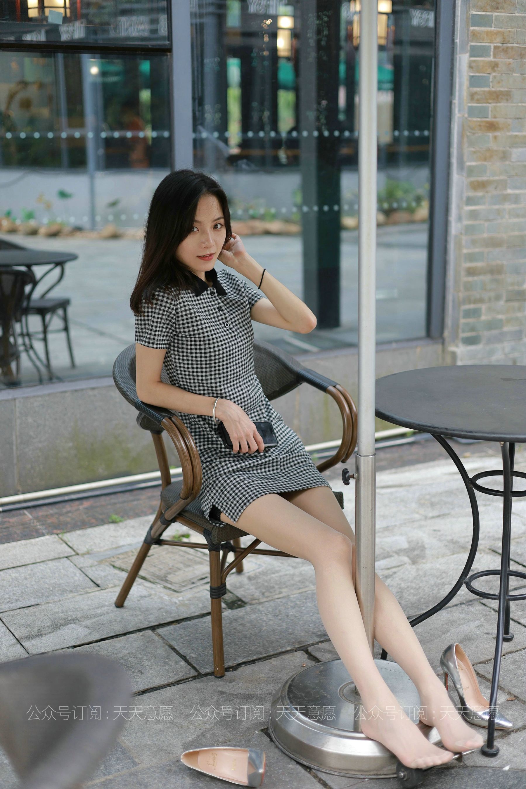 模特：小六《格子连衣裙》-图82