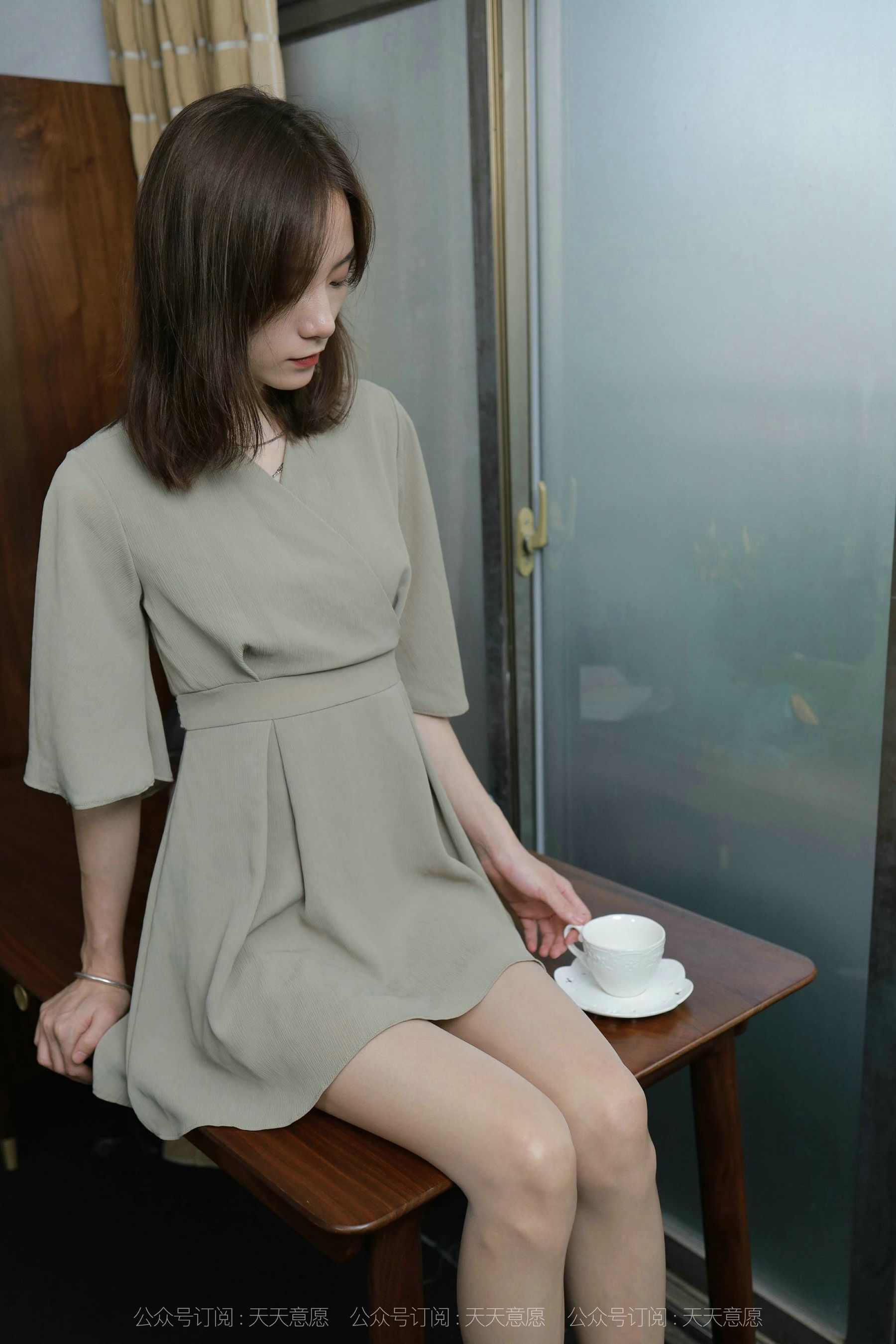 模特：小六《灰色短裙很迷人》-图65