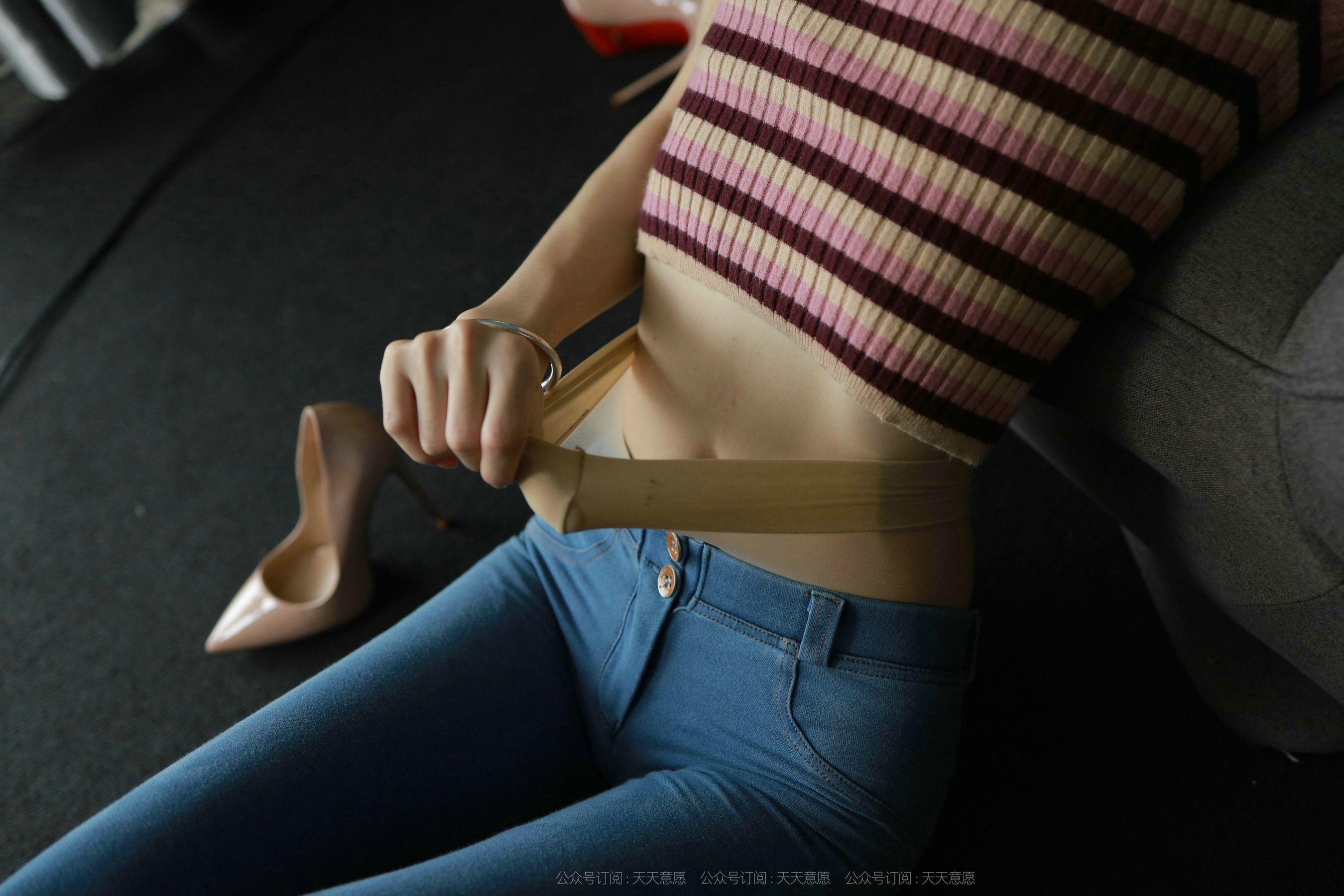 模特：小六《牛仔裤里丝》-图100