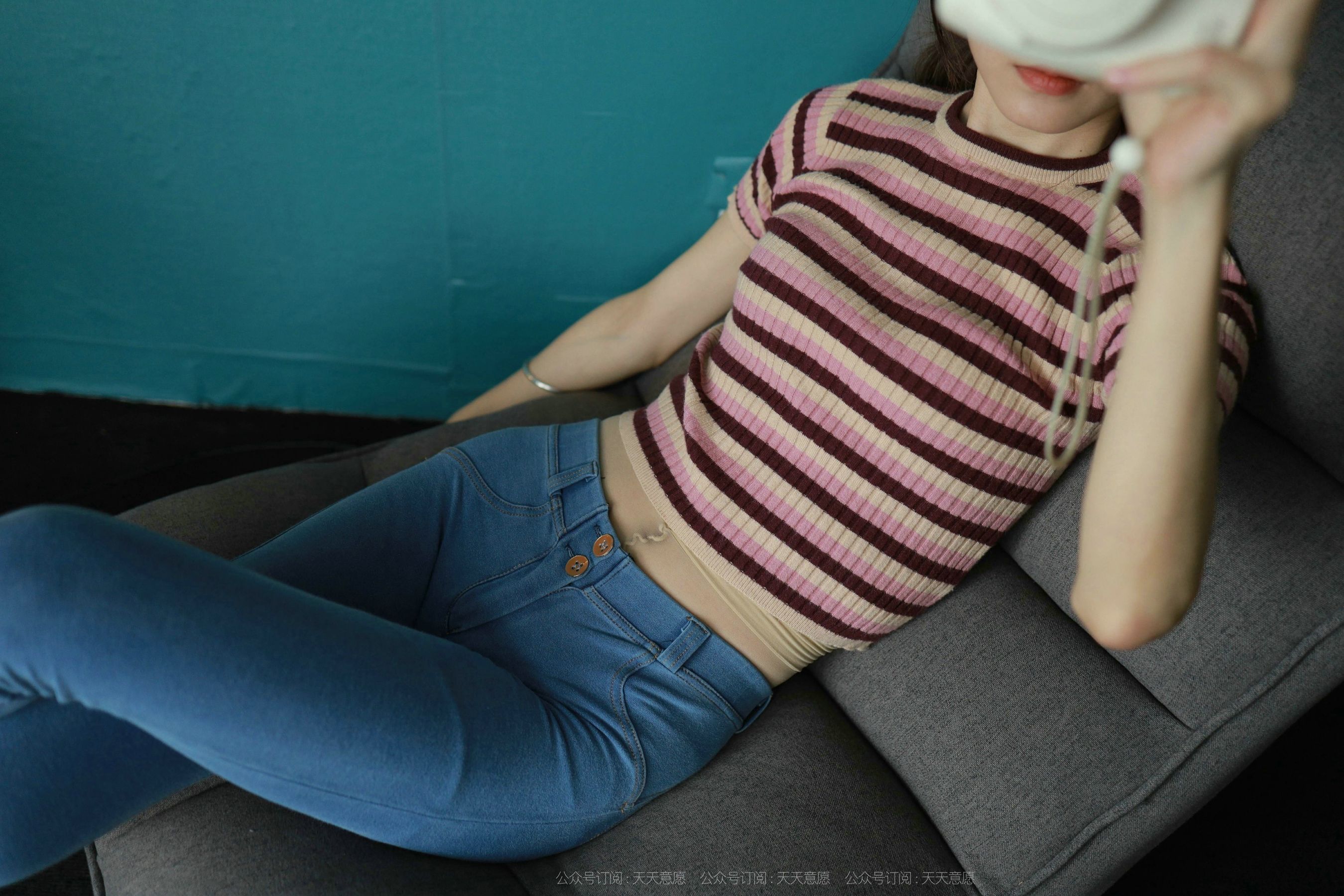 模特：小六《牛仔裤里丝》-图1