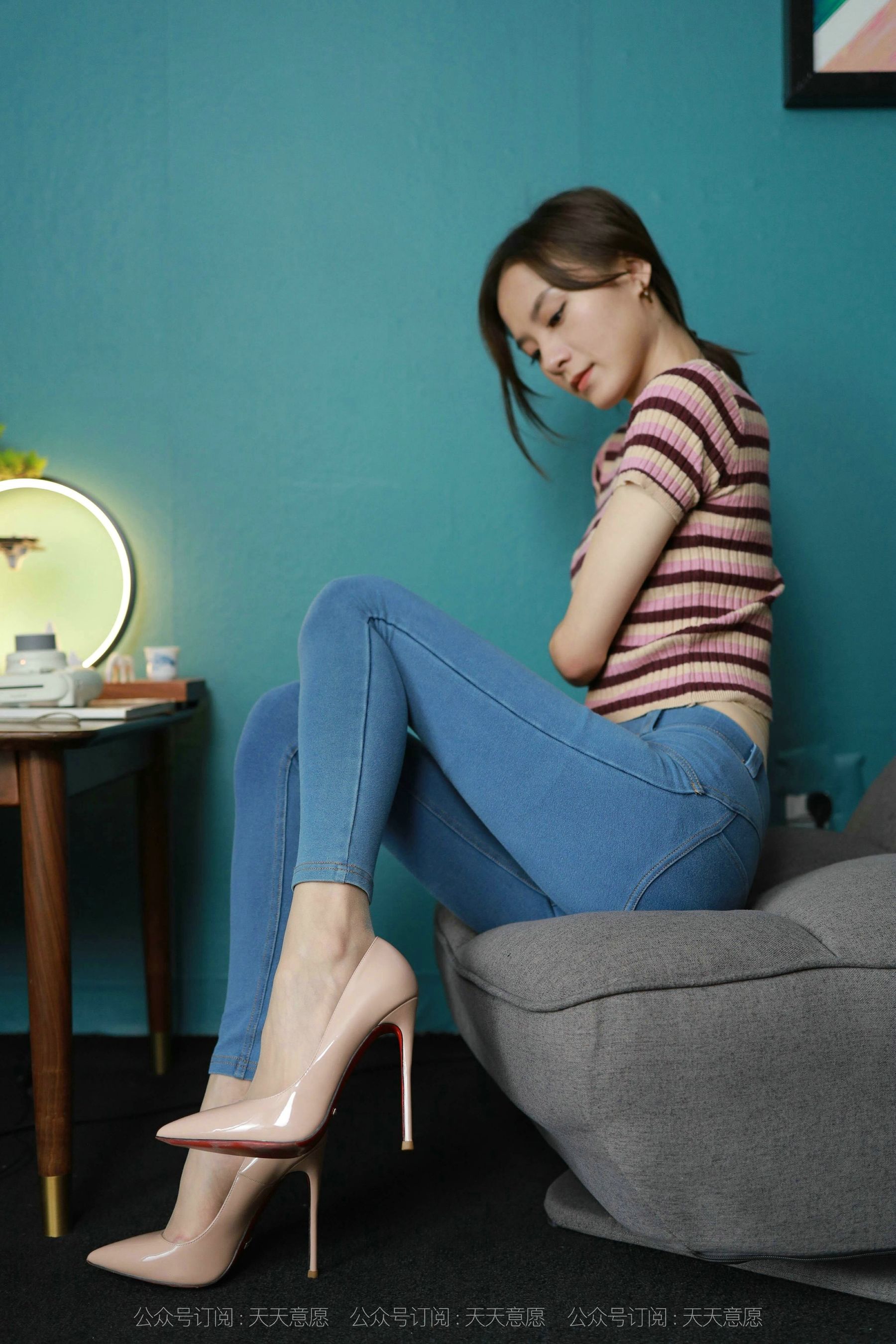 模特：小六《牛仔裤里丝》-图22